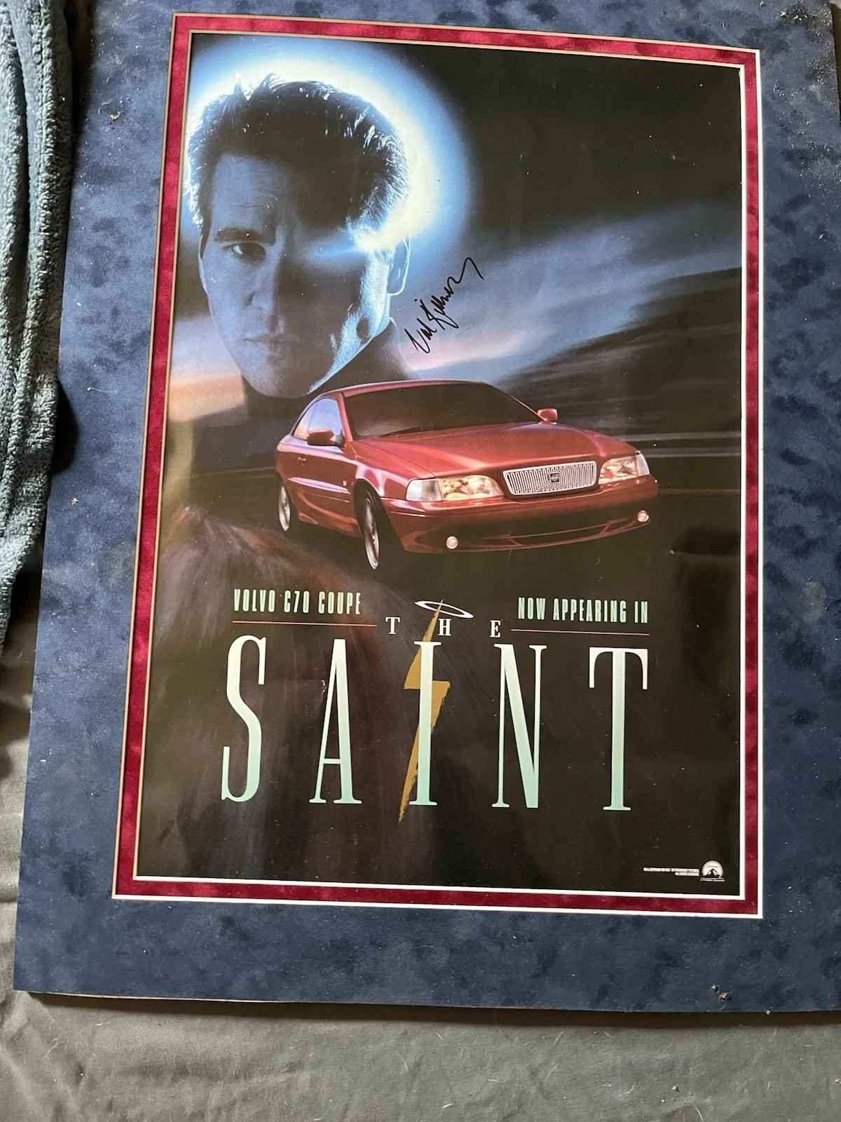 The Saint Signed Photograph 18 x 24 in Movie Autograph Signature, изображение 3