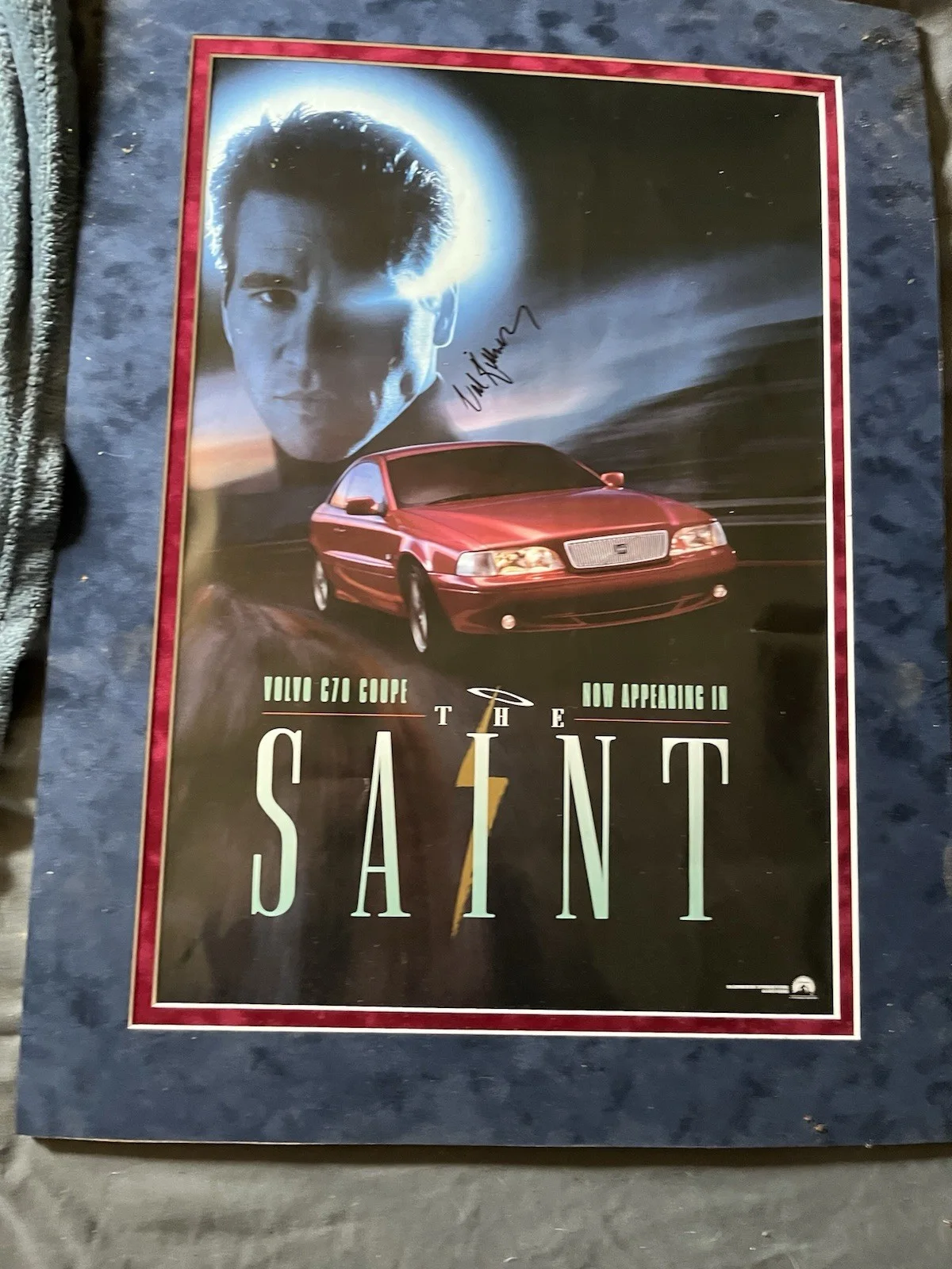 The Saint Signed Photograph 18 x 24 in Movie Autograph Signature, изображение 4
