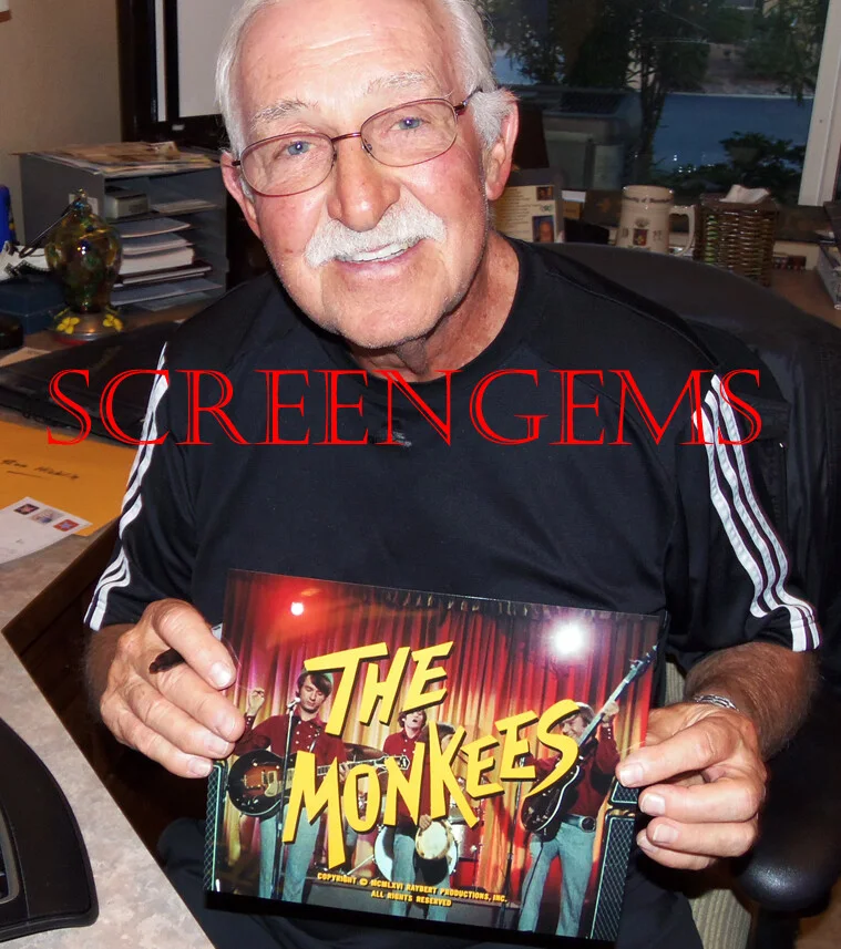 "The Monkees" TV photo signed Ron Hicklin theme song studio singer theme, image 2