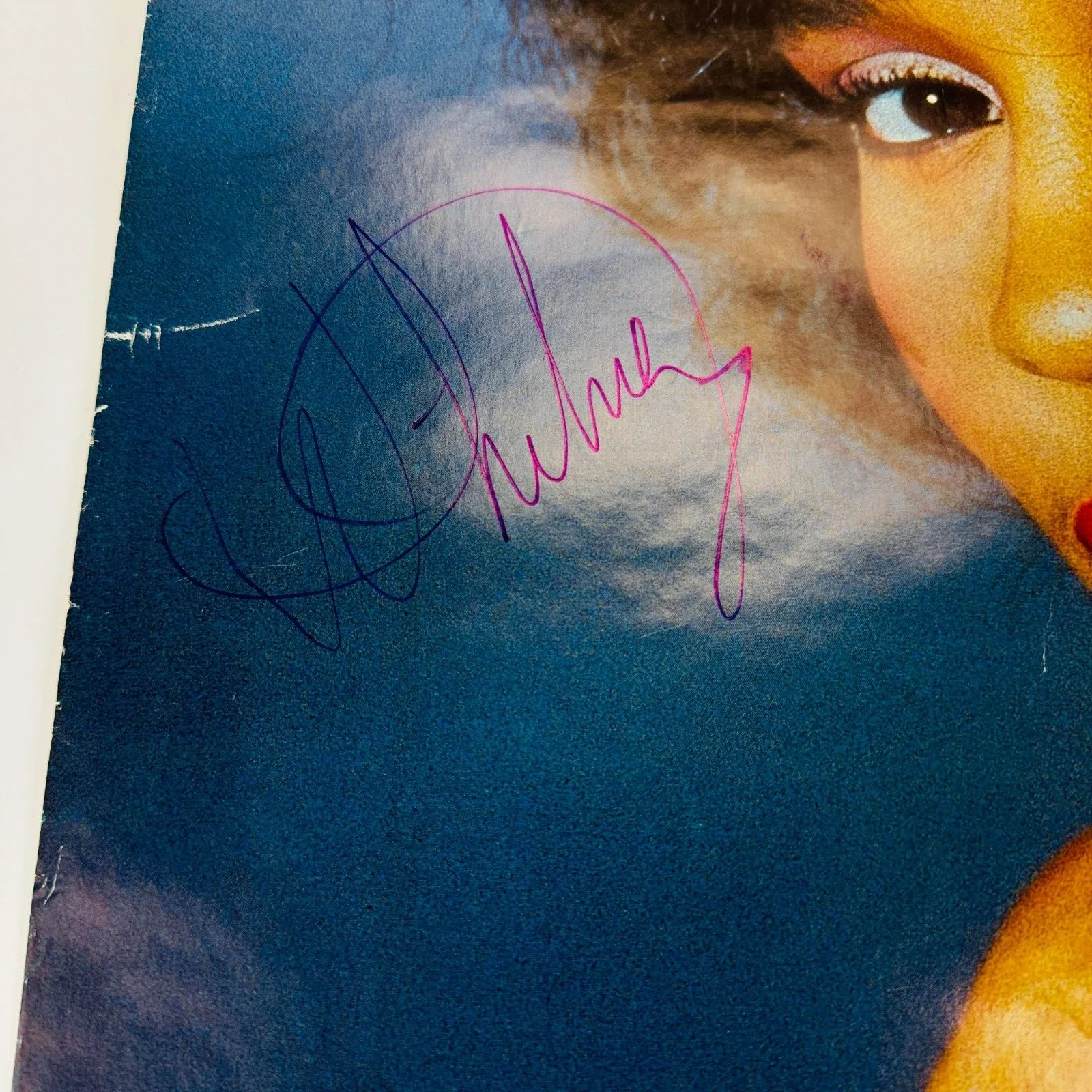 Whitney Houston Signed Autographed Vintage Poster (24x36) 1986 JSA COA Letter, image 4