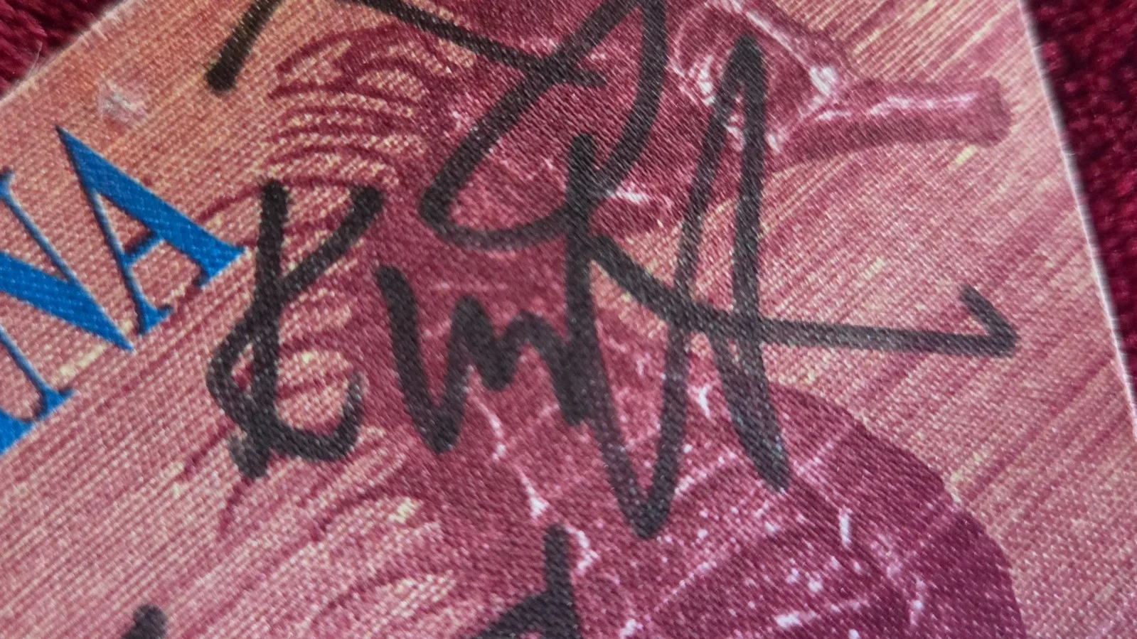 Vintage NIRVANA Signed Backstage Pass KURT COBAIN, DAVE GROHL, +1 with JSA COA, image 3