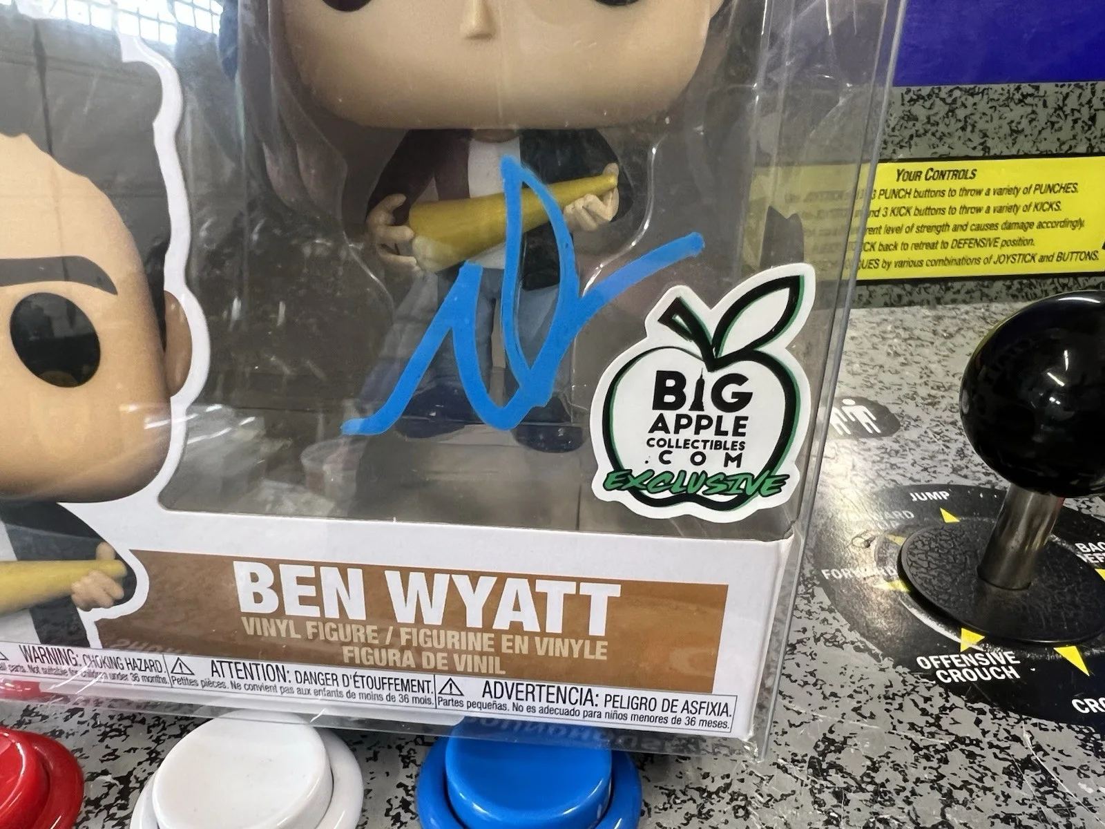 Adam Scott Signed Autographed Parks & Rec Ben Wyatt Funko Pop Beckett BAS Auto, изображение 2