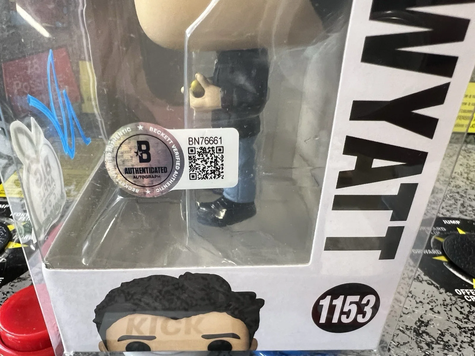 Adam Scott Signed Autographed Parks & Rec Ben Wyatt Funko Pop Beckett BAS Auto, изображение 3