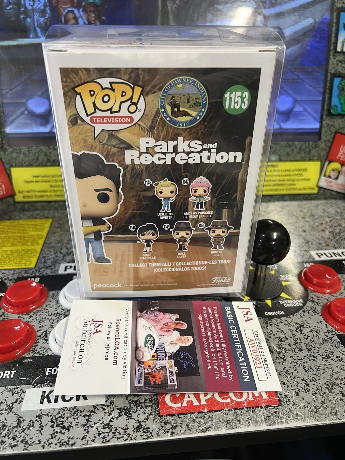Adam Scott — Adam Scott Signed Autographed Parks & Rec Ben Wyatt Funko Pop Auto JSA Certified, изображение 4