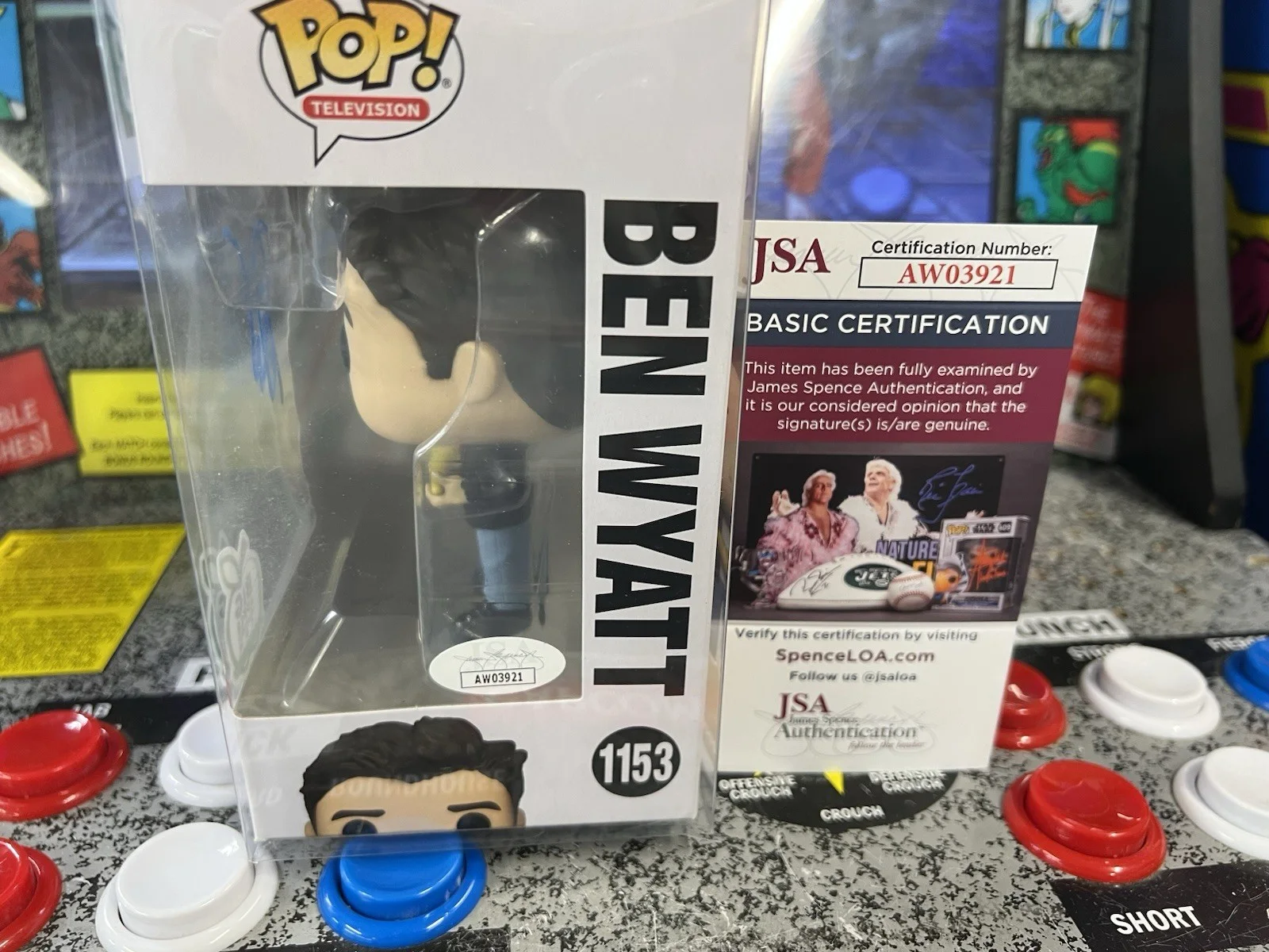 Adam Scott — Adam Scott Signed Autographed Parks & Rec Ben Wyatt Funko Pop Auto JSA Certified, изображение 5