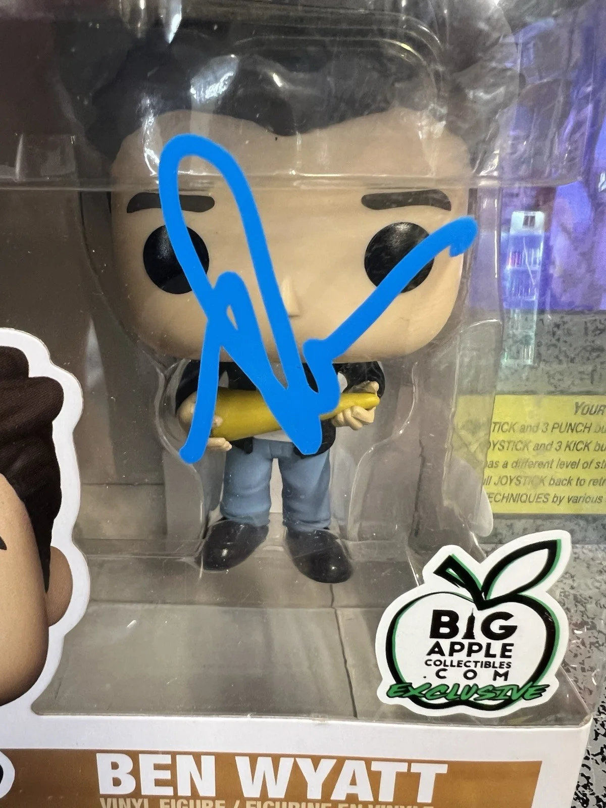 Adam Scott — Adam Scott Signed Autographed Parks & Rec Ben Wyatt Funko Pop Auto JSA Certified, изображение 2