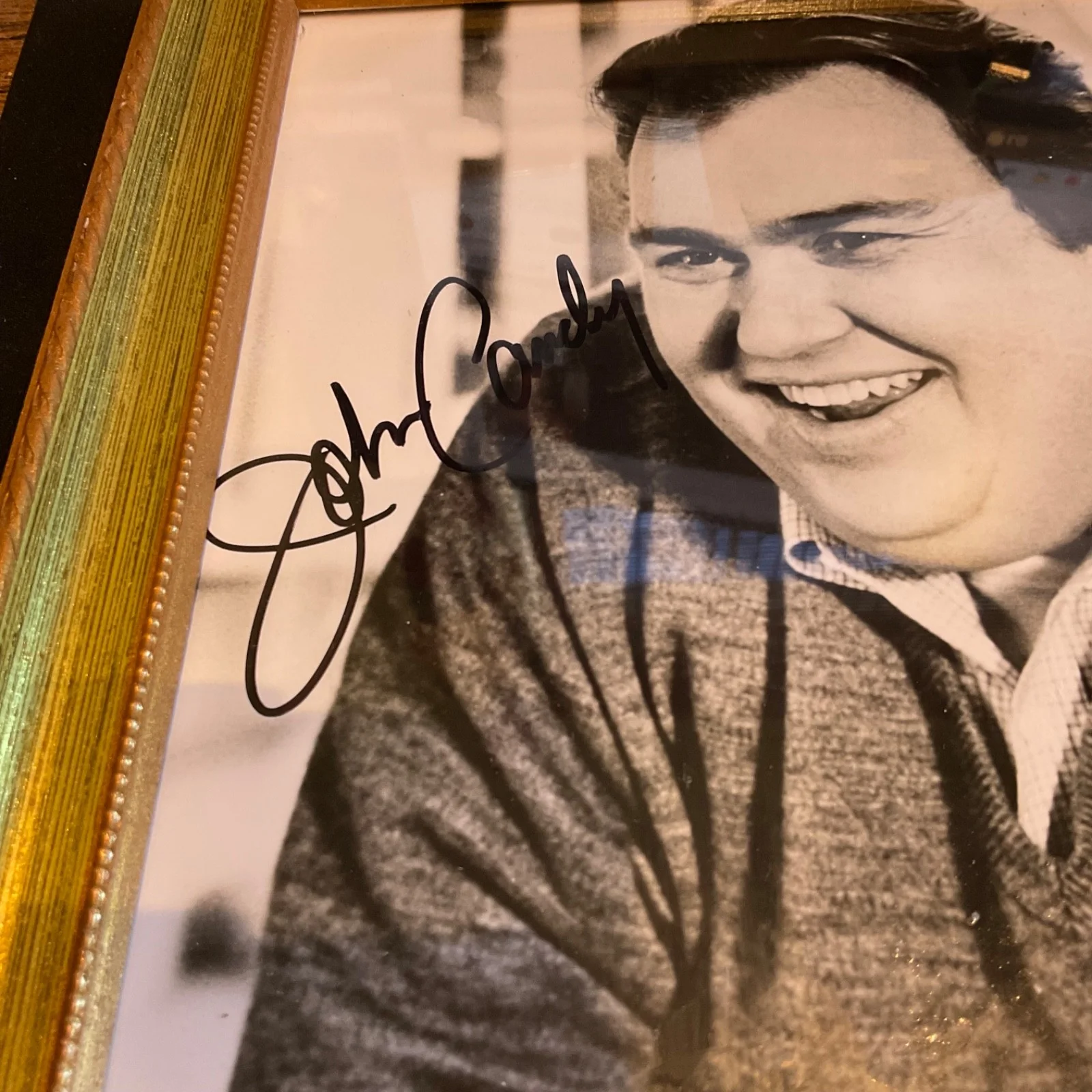 John Candy — JOHN CANDY AUTOGRAPHED 8x10 Framed, image 2