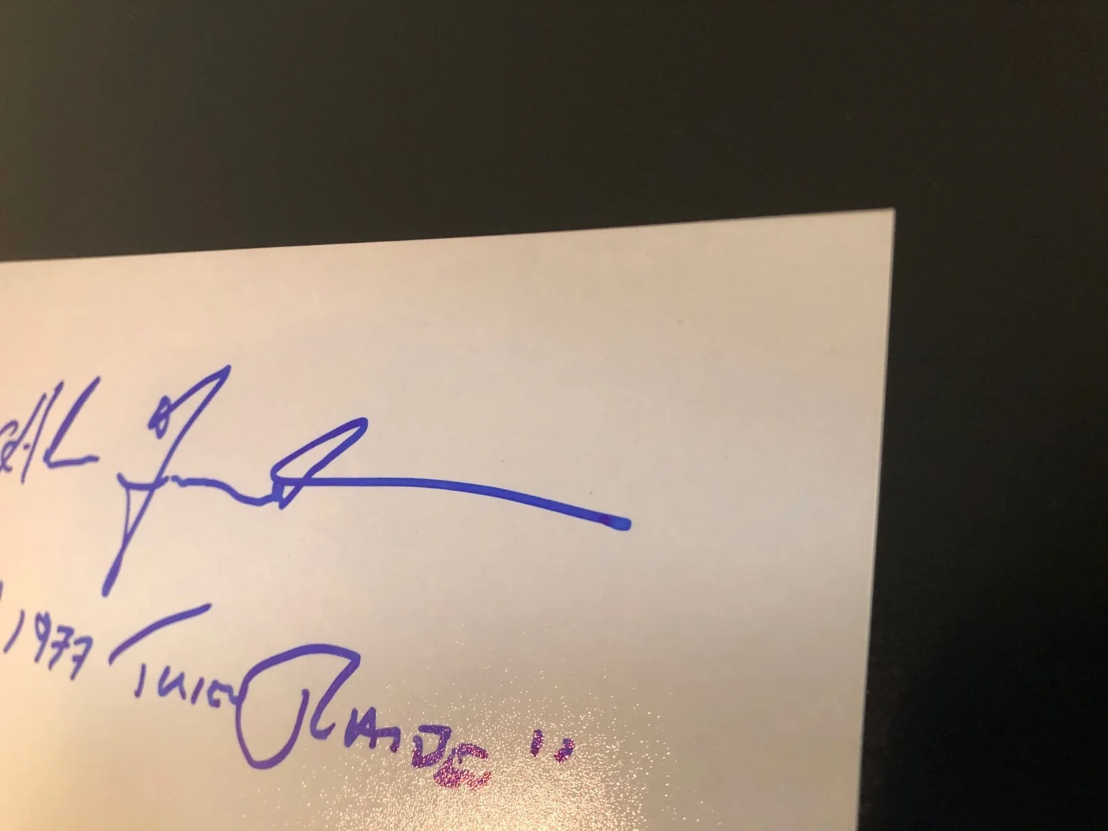 Bob Spiker — Tusken Raider Dual-Signed TOPPS 11x14 Star Wars Autograph Spiker & Fernandes, изображение 3