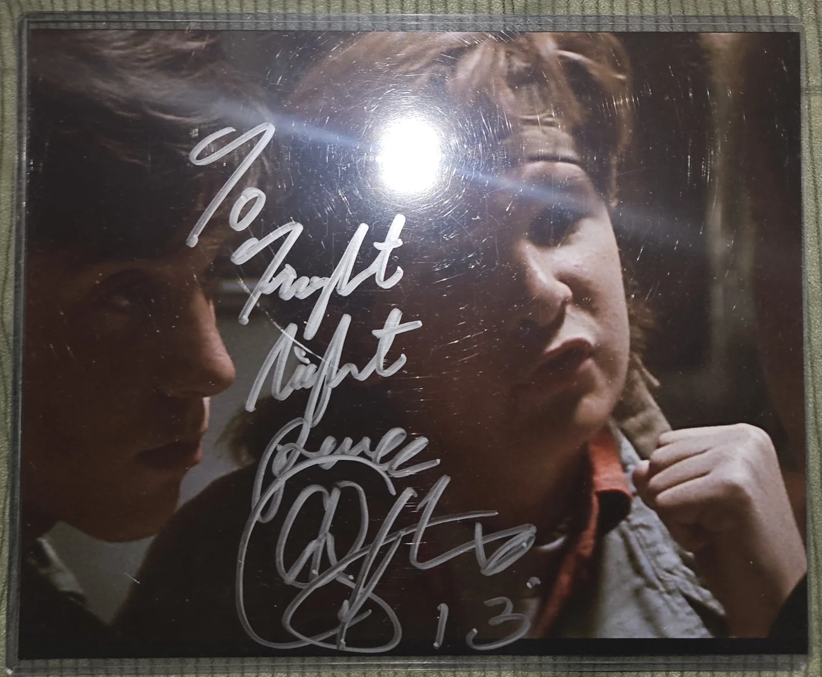 Corey Feldman/Edgar Frog/ The Lost Boys autograph 8"x10", image 2