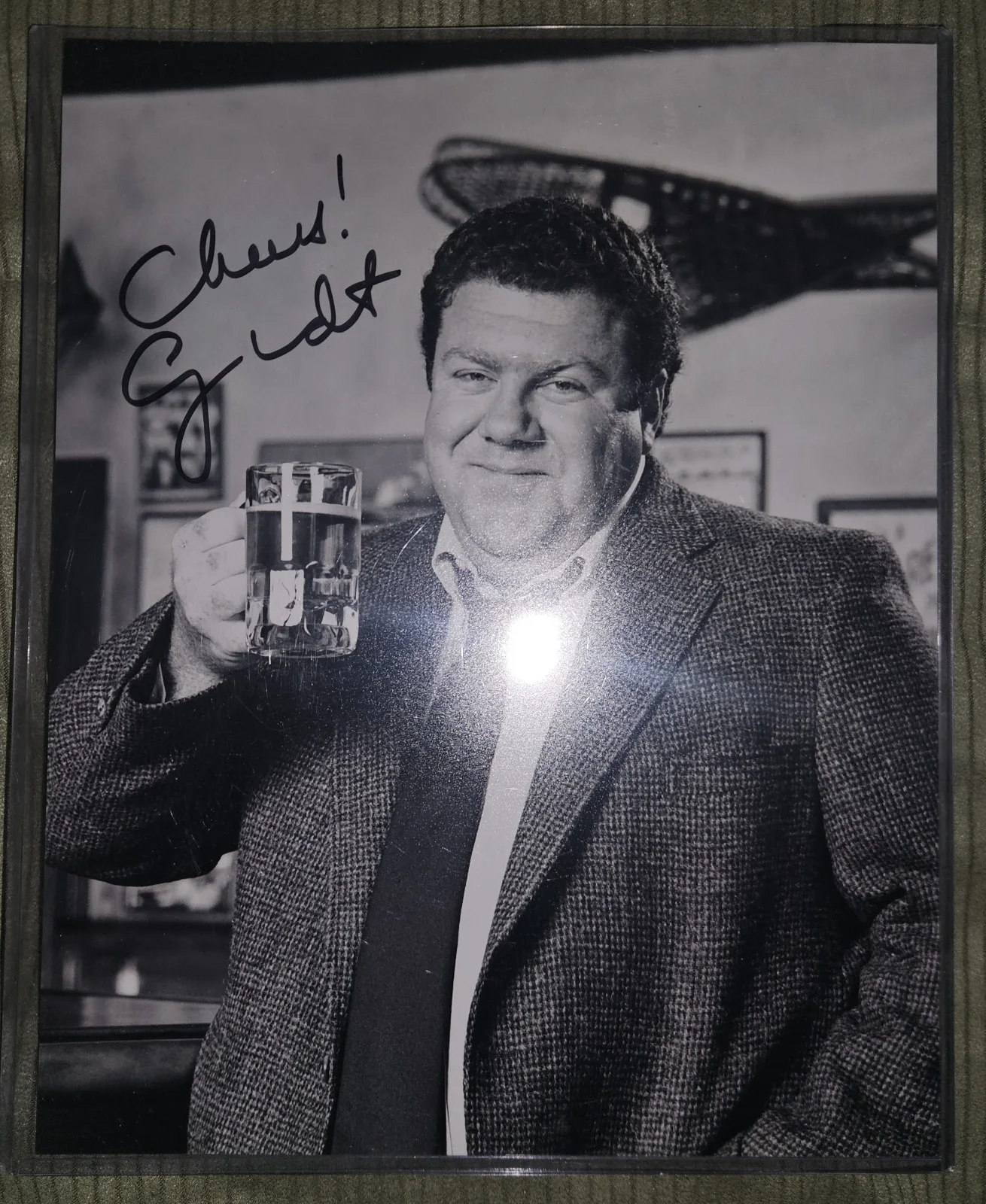 "Cheers" Norm Peterson/ George Wendt 8x10 Autographed Photo, image 2