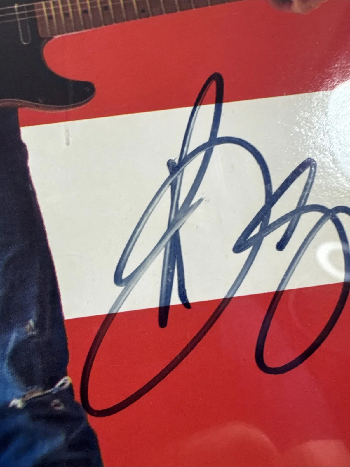 Bruce Springsteen Signed Vinyl Custom Framed 32”x21.5, image 4