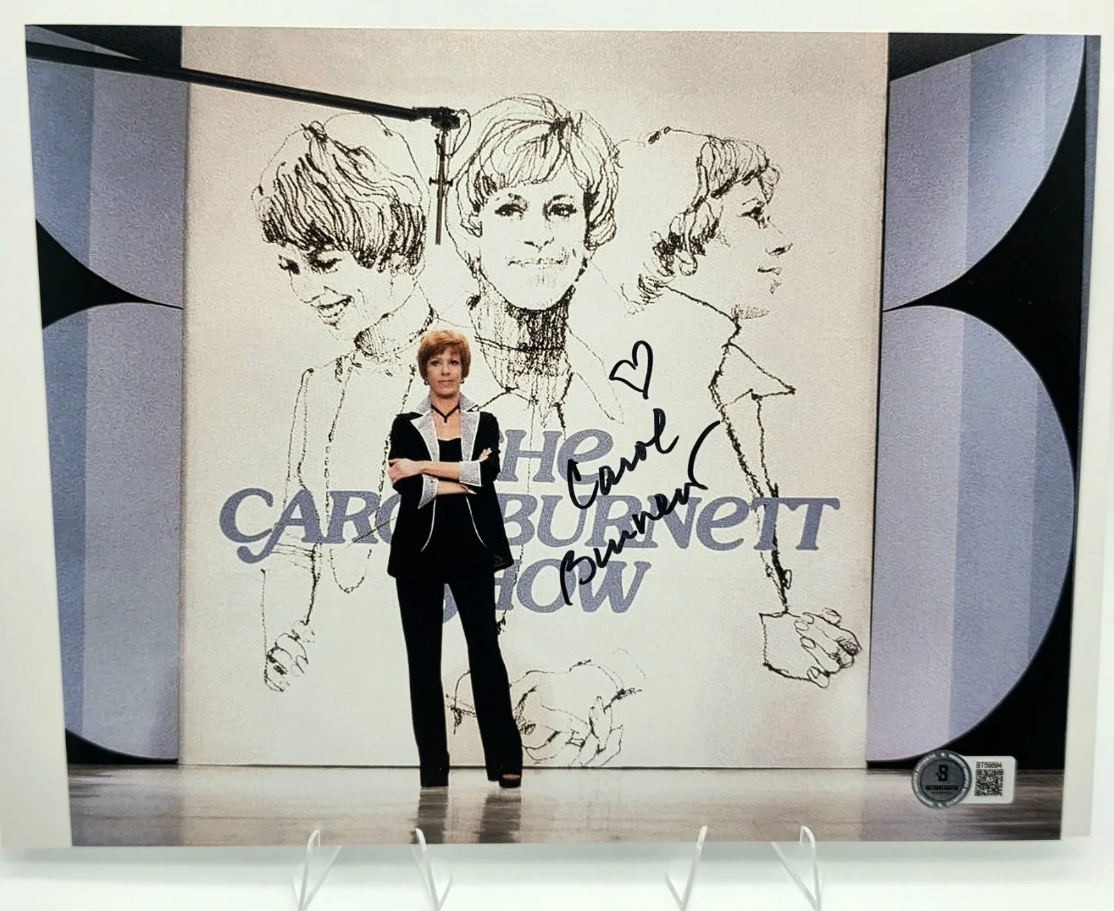 Carol Burnett — Carol Burnett Signed 8x10 Photo BAS Beckett COA Autograph TV Comedy Legend, image 2