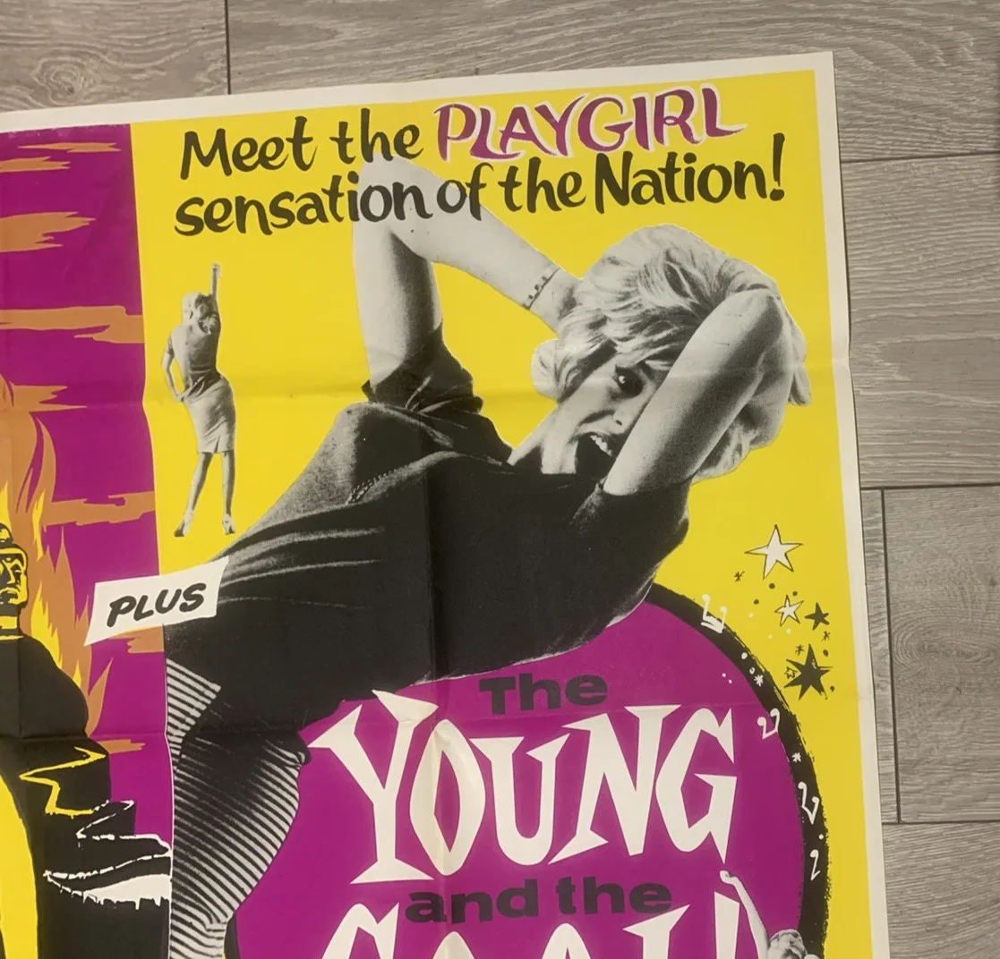 MARCO POLO/THE YOUNG AND THE COOL 1970s ORIGINAL DOUBLE BILL UK QUAD EXCELLENT, изображение 5