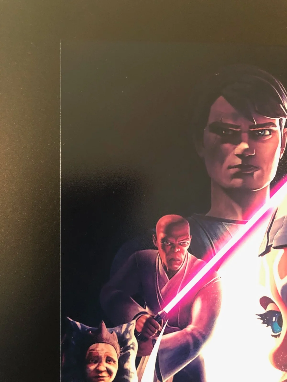 Dee Bradley Baker — Star Wars: Tales of the Jedi Signed 11x17 Autograph Cast x3 Mini Poster Project, изображение 2