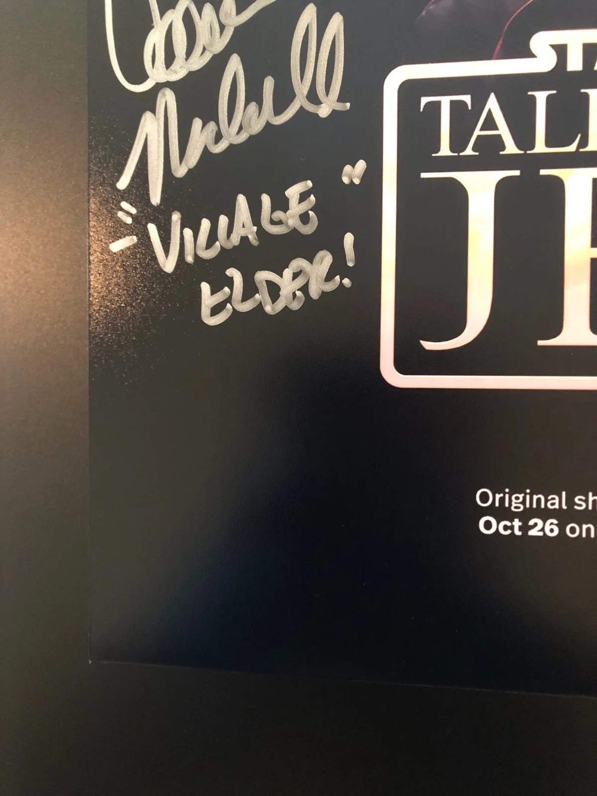 Dee Bradley Baker — Star Wars: Tales of the Jedi Signed 11x17 Autograph Cast x3 Mini Poster Project, изображение 5