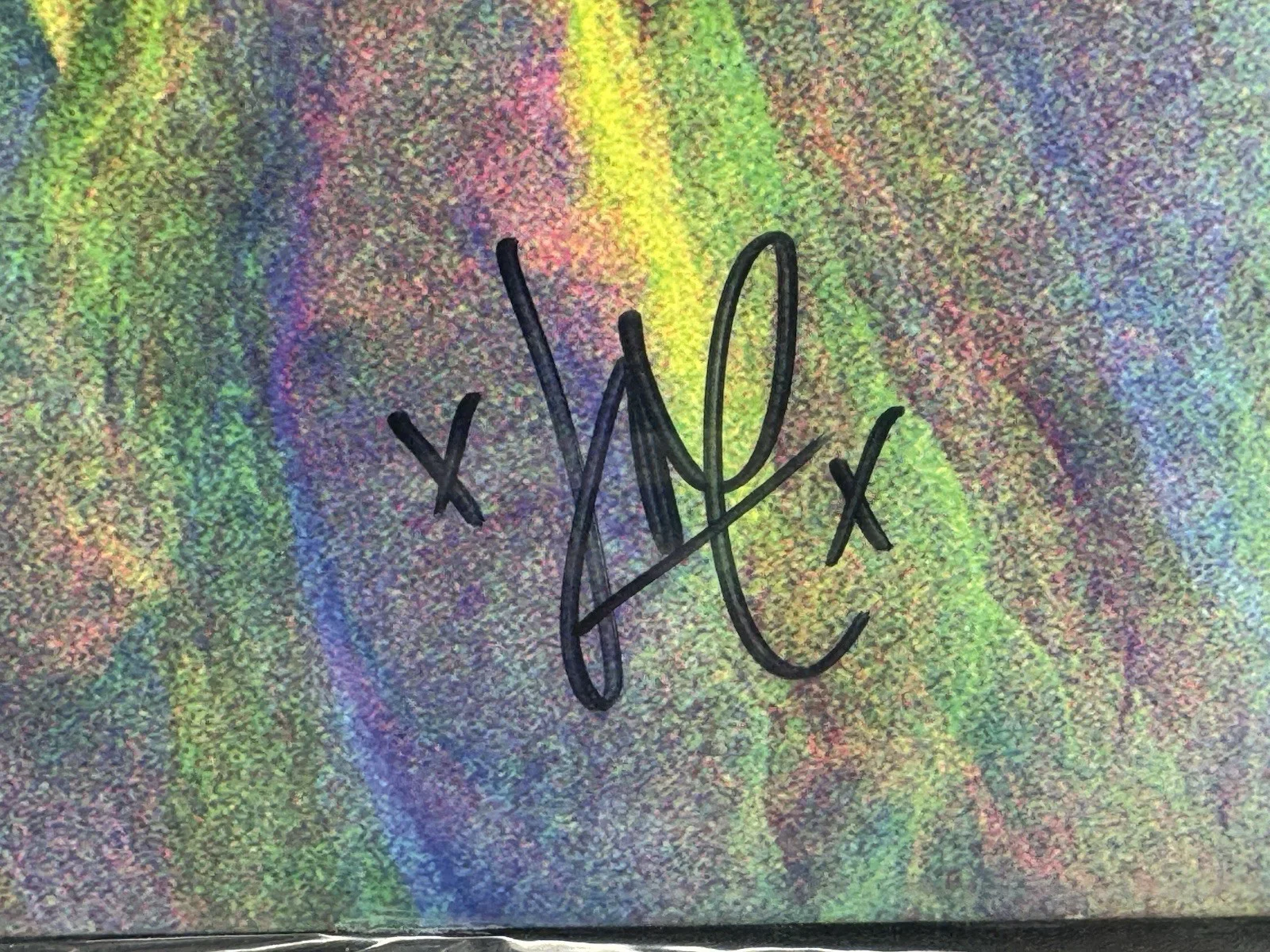 alt j An Awesome Wave Signed Vinyl Autographed Record Drawing TRIANGLE Rare NEW, image 3