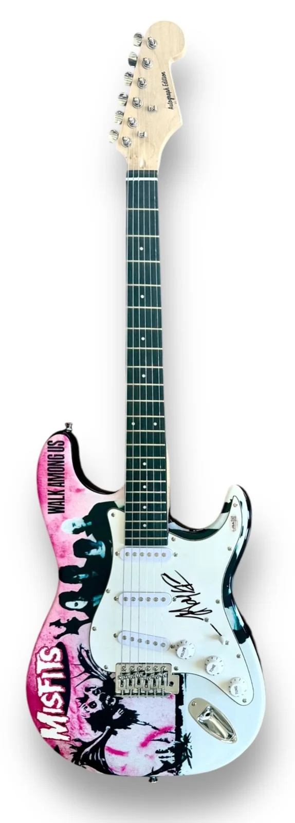 Doyle Wolfgang Von Frankenstein Signed Guitar Custom Graphics JSA COA Misfits, image 2