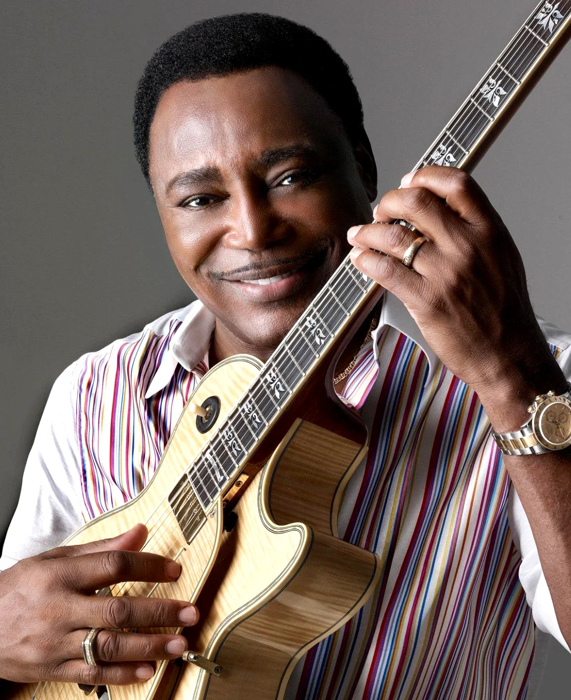 George Benson signed 4x6 index card, image 2