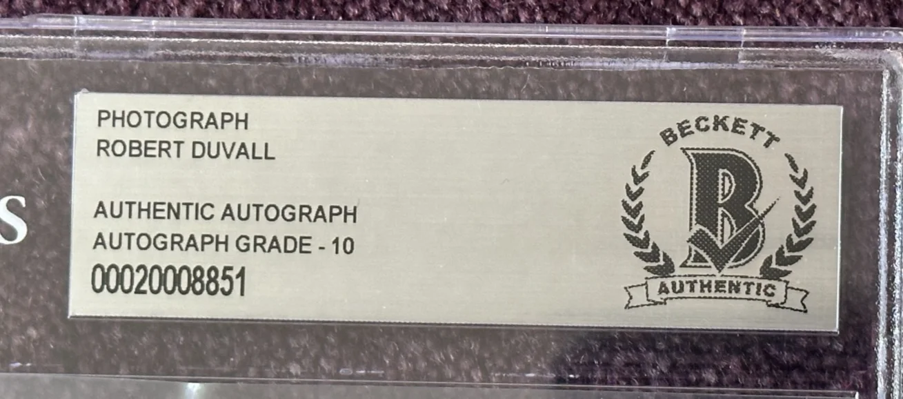 ROBERT DUVALL — ROBERT DUVALL Signed STAR WARS 8 X 10 PHOTO Beckett Encapsulated AUTO 10, image 3