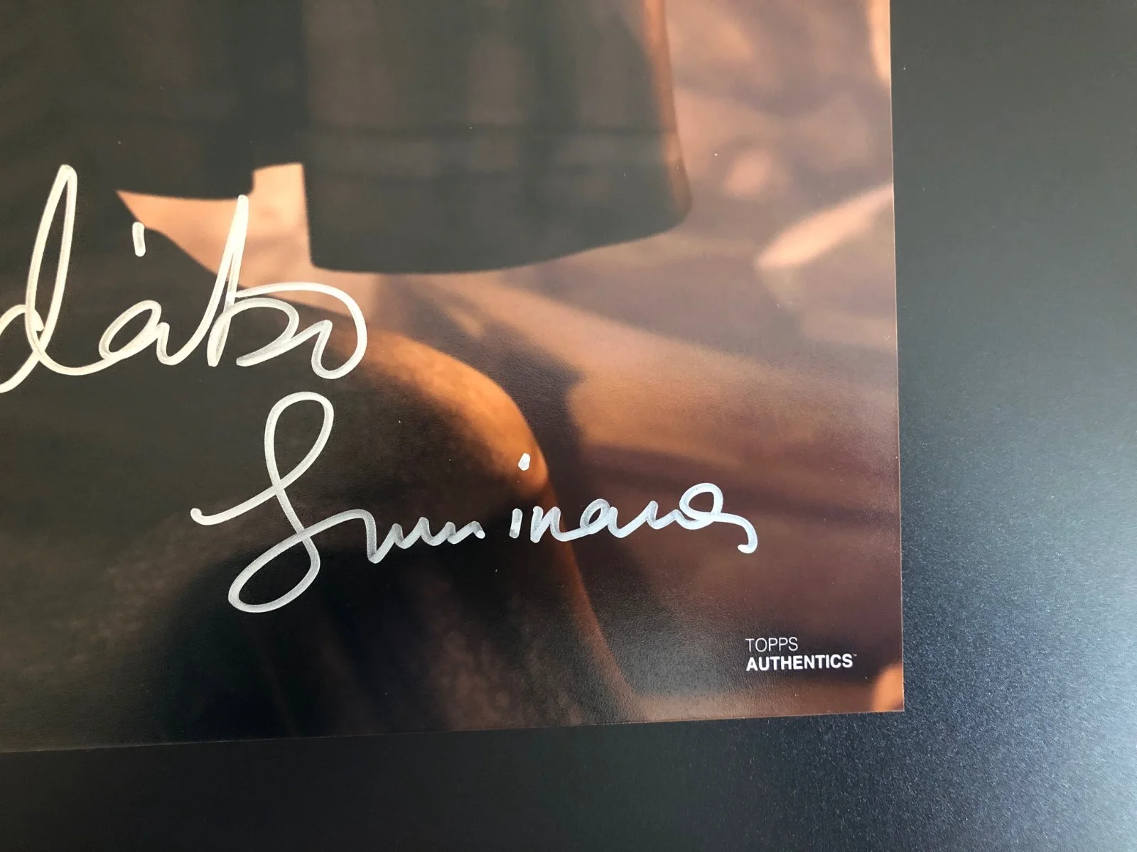 Olivia d'Abo — Olivia d'Abo Signed TOPPS 11x14 Star Wars The Clone Wars Luminara Autograph Rare, изображение 4