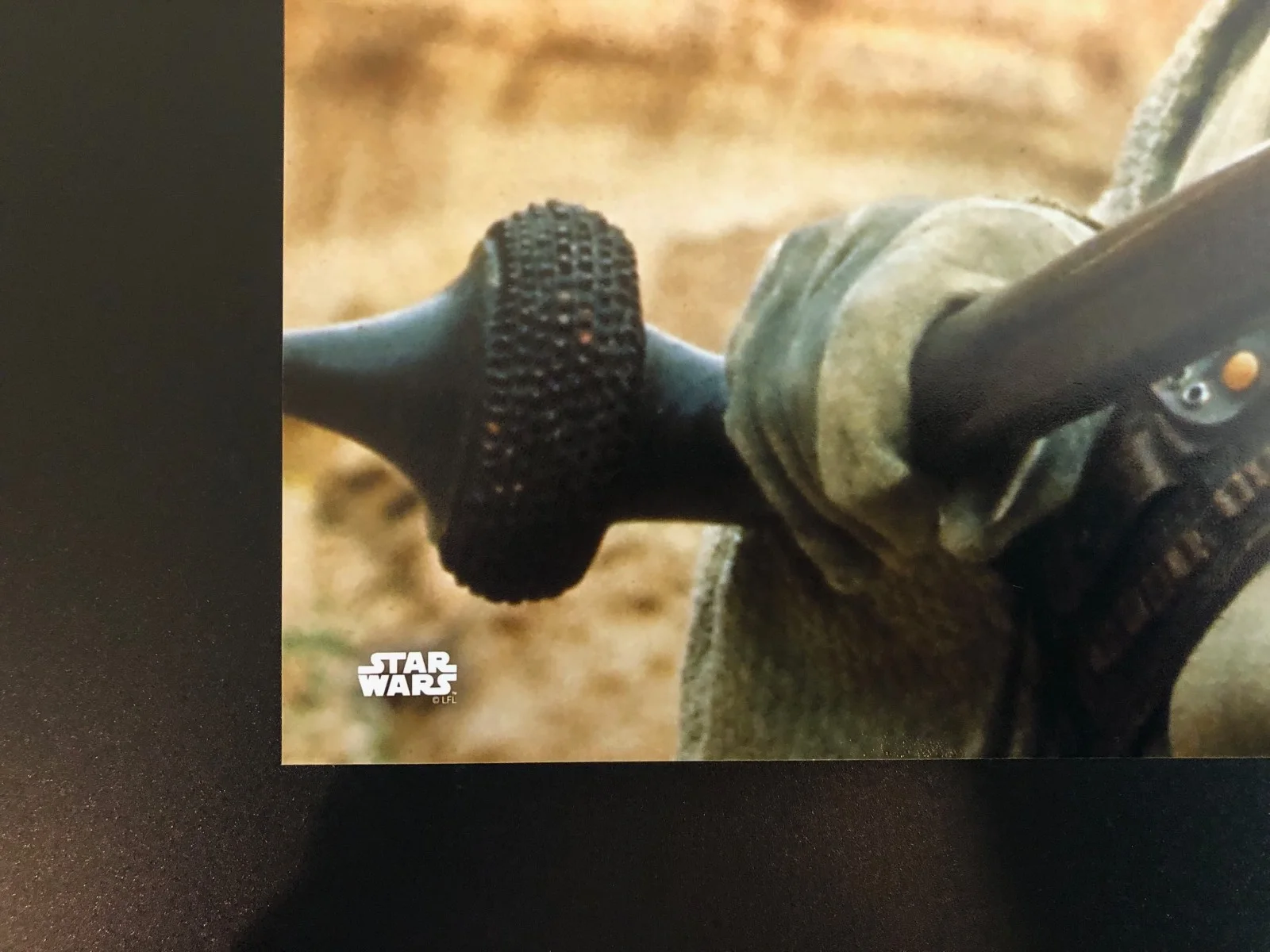 Alan Fernandes — Alan Fernandes Signed TOPPS 11x14 Star Wars EpIV 1977 Tusken Raider Autograph, изображение 5