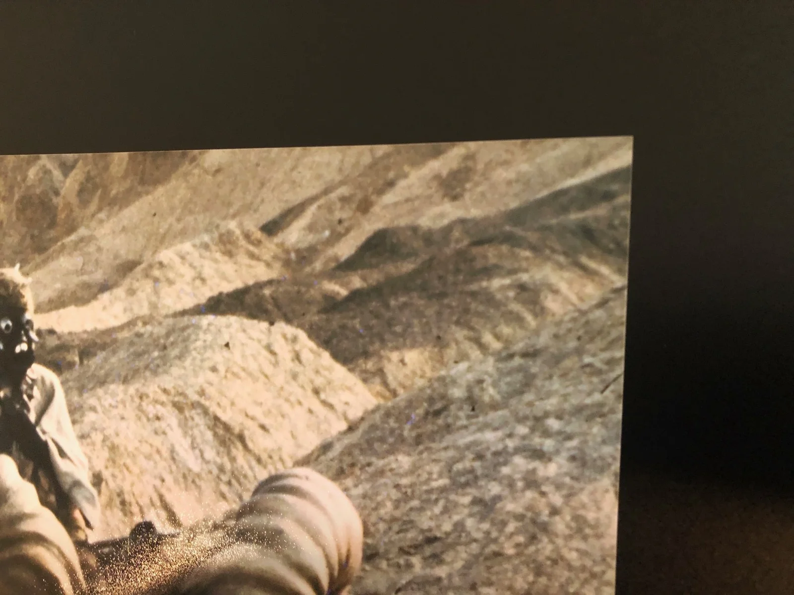 Alan Fernandes — Alan Fernandes Signed TOPPS 11x14 Star Wars EpIV 1977 Tusken Raider Autograph, image 3