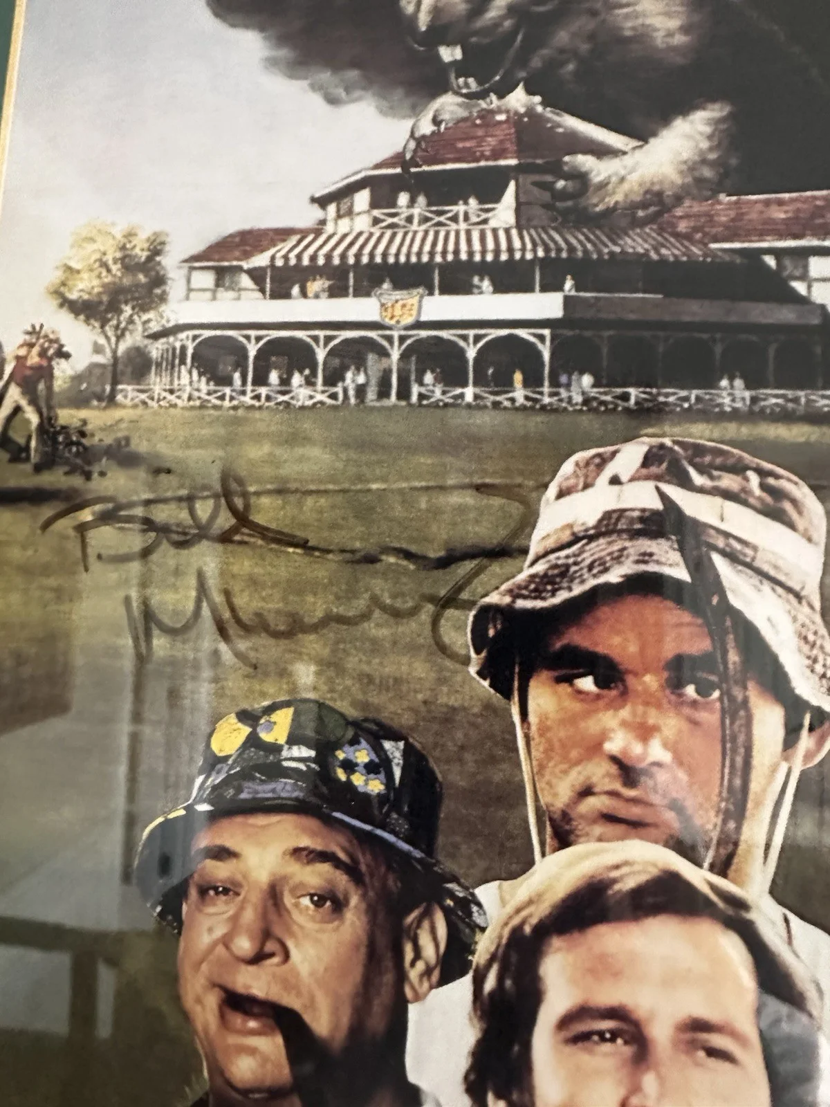Caddyshack Movie Poster Autographed By Bill Murray, Rodney Dangerfield & Chevy, image 3
