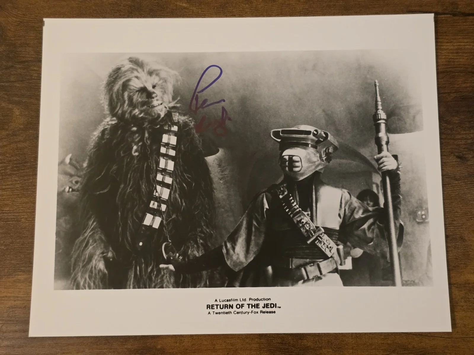 Peter Mayhew — Peter Mayhew Signed 8x10 Photo Star Wars Chewbacca Autograph Rare Return Of Jedi