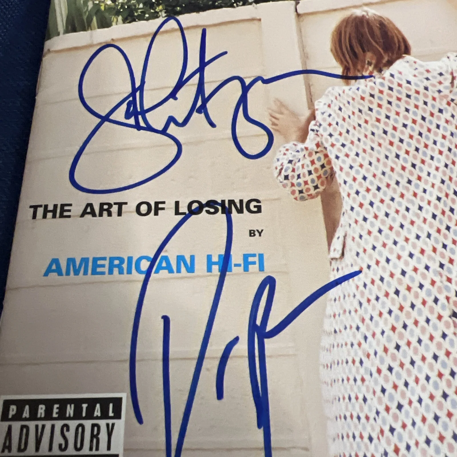 American Hi Fi Autographed CD Case/Booklet Signed, image 2