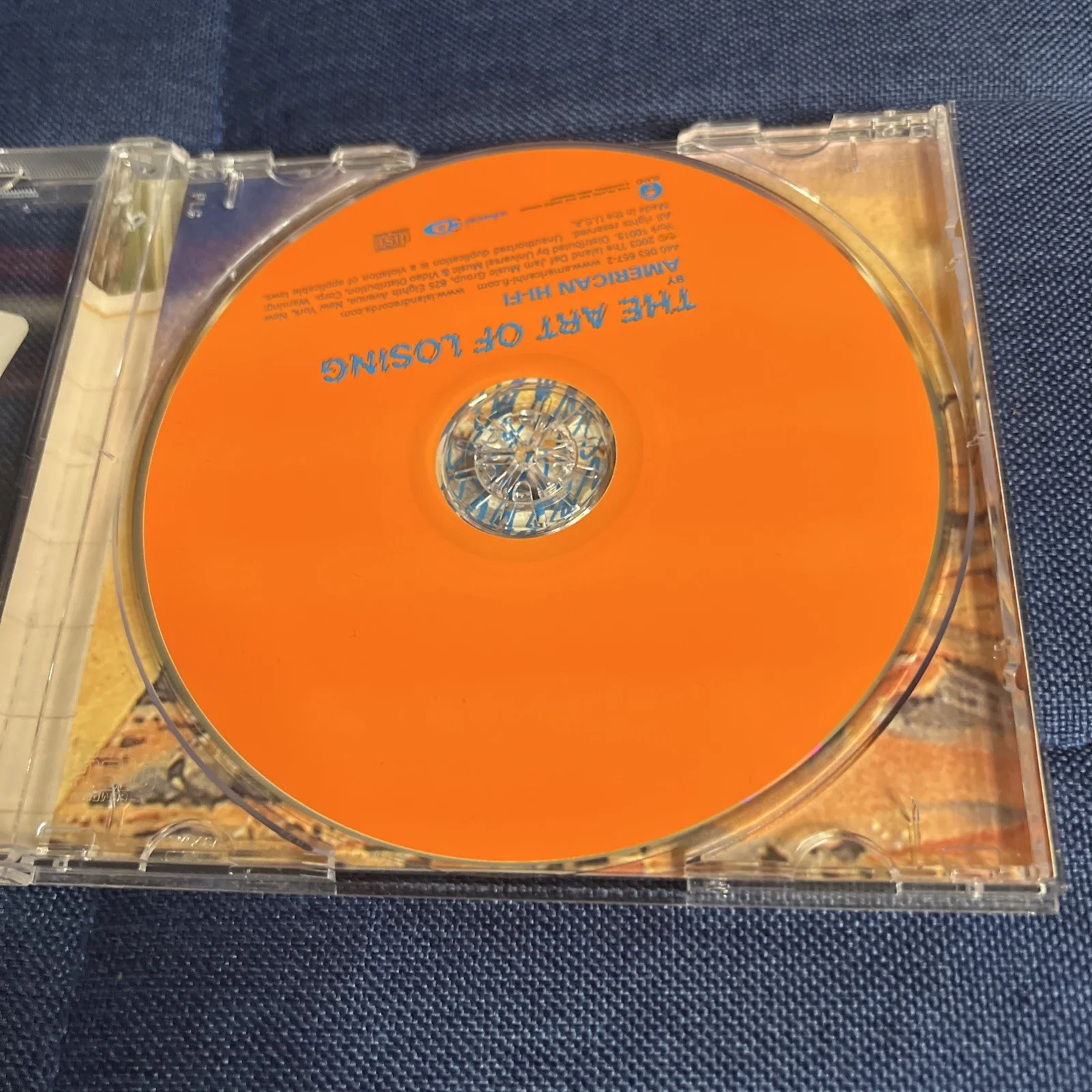 American Hi Fi Autographed CD Case/Booklet Signed, image 4