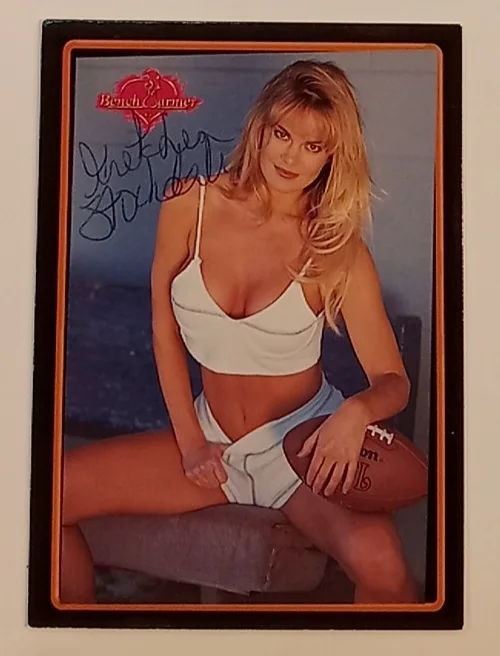 Gretchen Stockdale — Gretchen Stockdale Signed NM/Mint 1994 Bench Warmer Rookie Card #190 Autograph