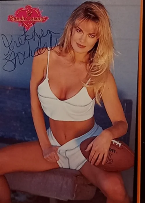 Gretchen Stockdale — Gretchen Stockdale Signed NM/Mint 1994 Bench Warmer Rookie Card #190 Autograph, изображение 4