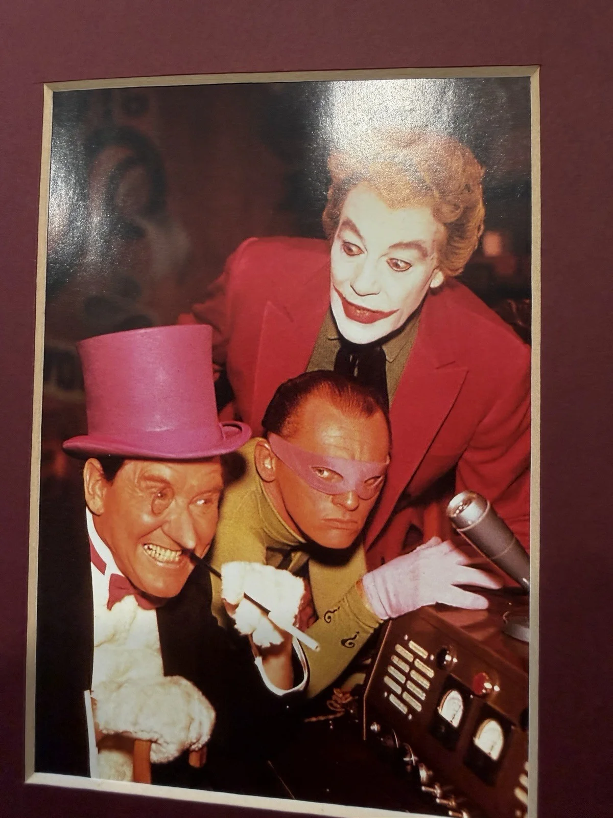 Burgess Meredith Signed Autograph Batman 1966 Penguin Framed Display w/ COA, image 5