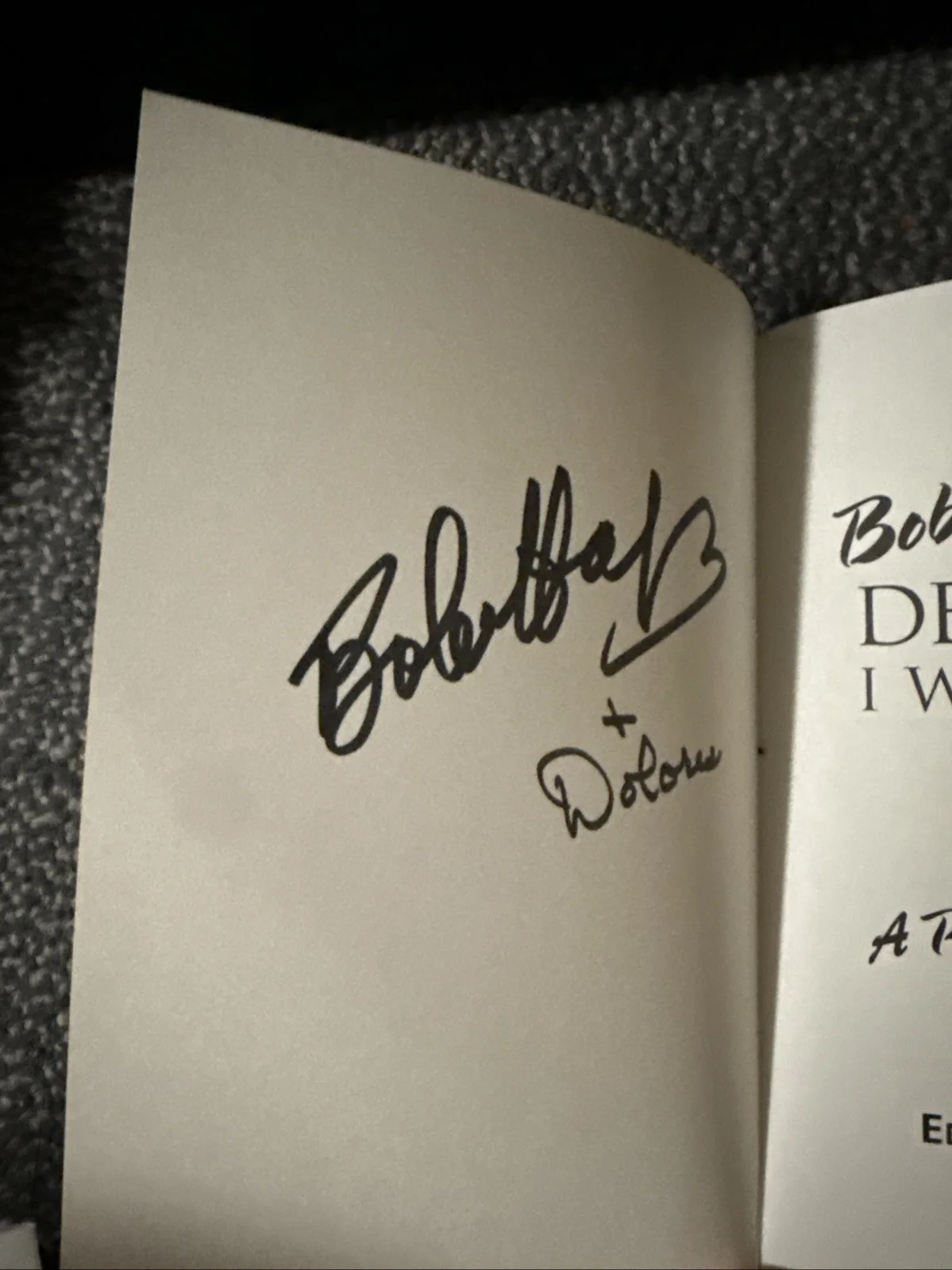 BOB HOPE, DOLORES — Bob Hope "Dear Prez, I Wanna Tell Ya!" Signed by Bob HOPE & Dolores! SEE PHOTOS, изображение 2
