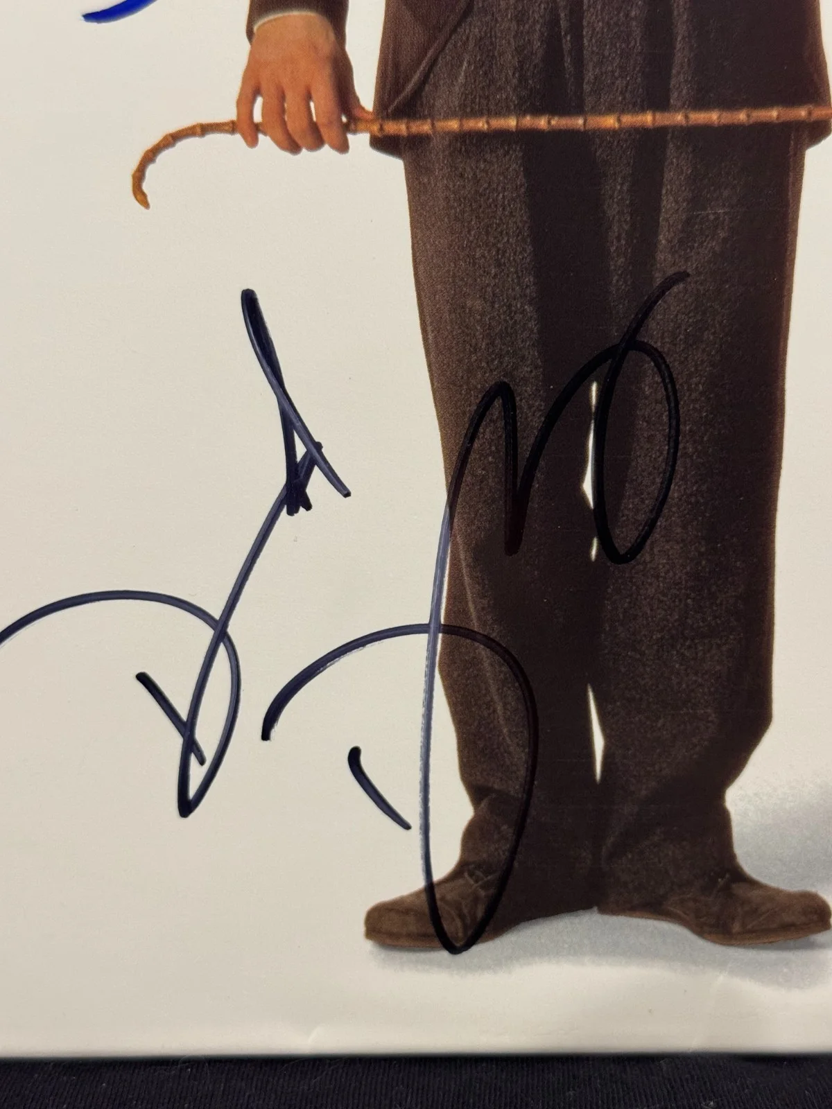 CHAPLIN SIGNED LASERDISC COVER ROBERT DOWNEY JR DAVID DUCHONVY JOVOVICH BAS COA, image 4
