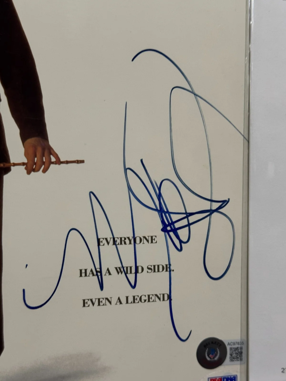 CHAPLIN SIGNED LASERDISC COVER ROBERT DOWNEY JR DAVID DUCHONVY JOVOVICH BAS COA, image 5