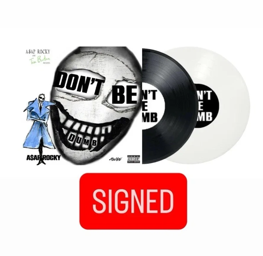 SIGNED ASAP ROCKY Dont Be Dumb Mr Mayers Vinyl 2xLP Insert Black IN HAND ❤️✅ NEW, изображение 2