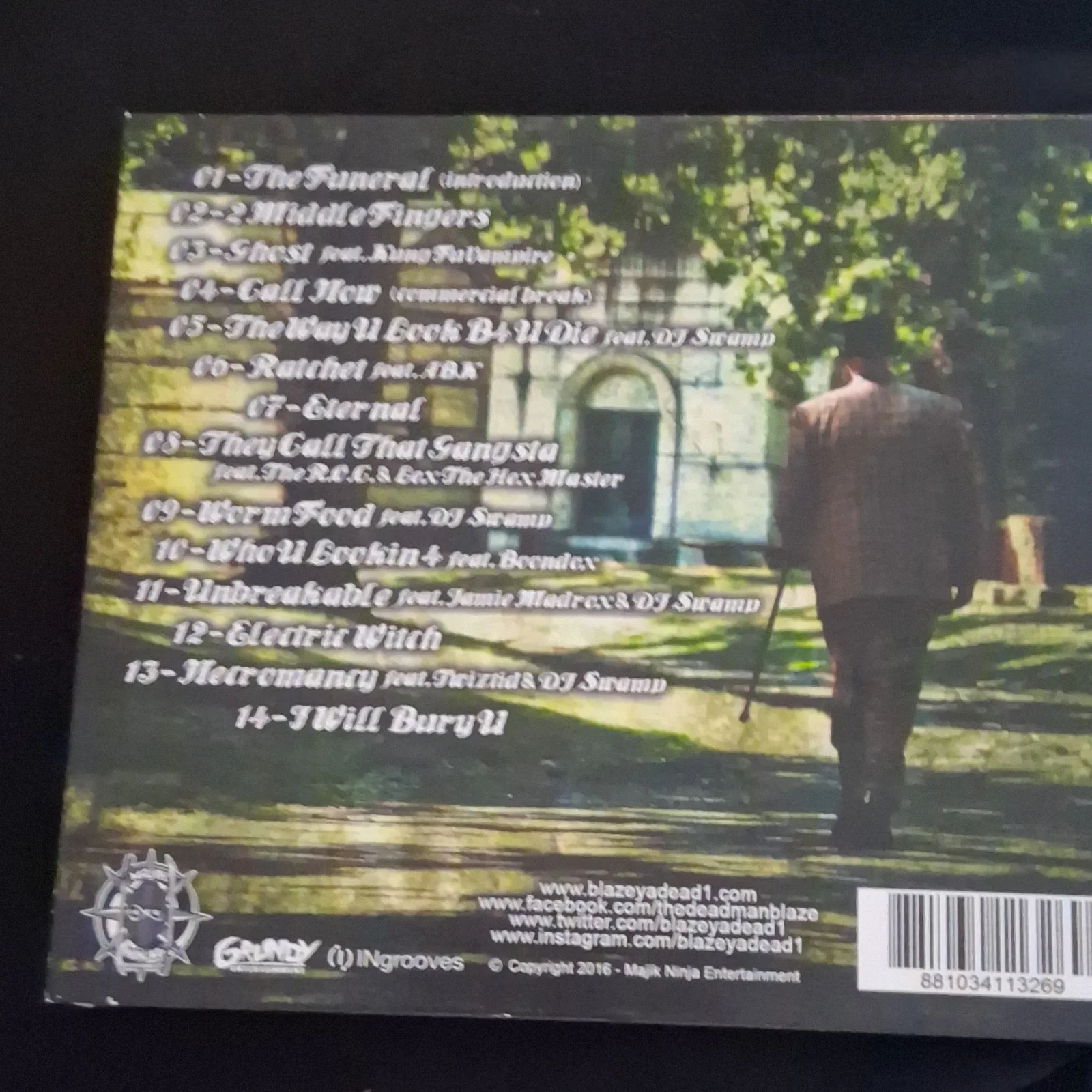 Blaze Ya Dead Homie The Casket Factory Signed CD & Booklet 2016 Original, изображение 2