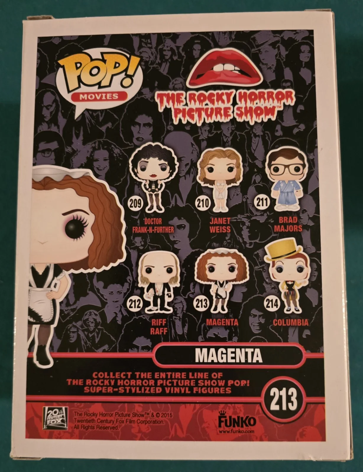 Patricia Quinn — Patricia Quinn Signed Funko Pop Rocky Horror Picture Show ACOA Sticker Only, изображение 3