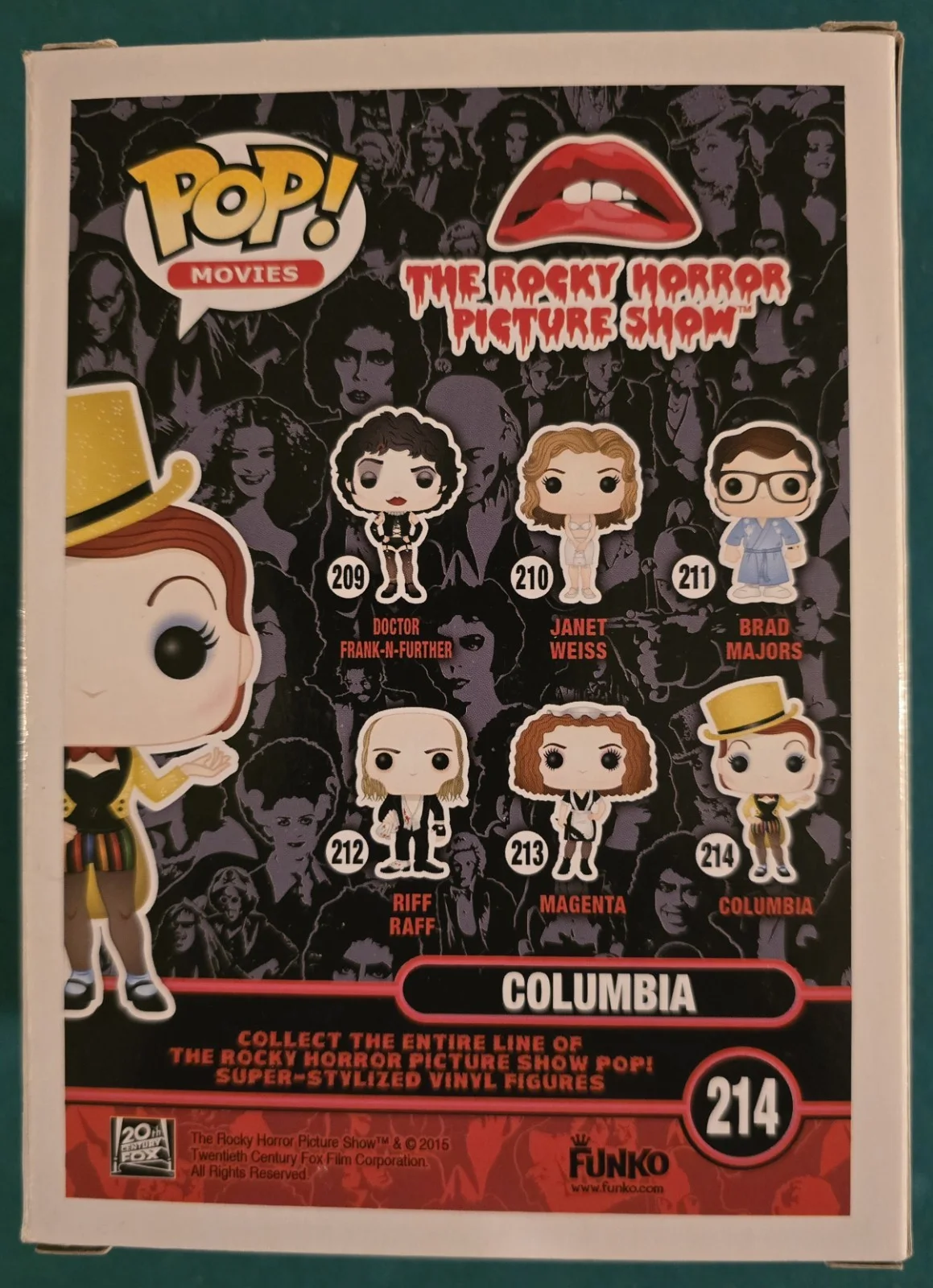 Nell Campbell — Nell Campbell Signed Funko Pop Rocky Horror Picture Show ACOA Sticker Only, image 3