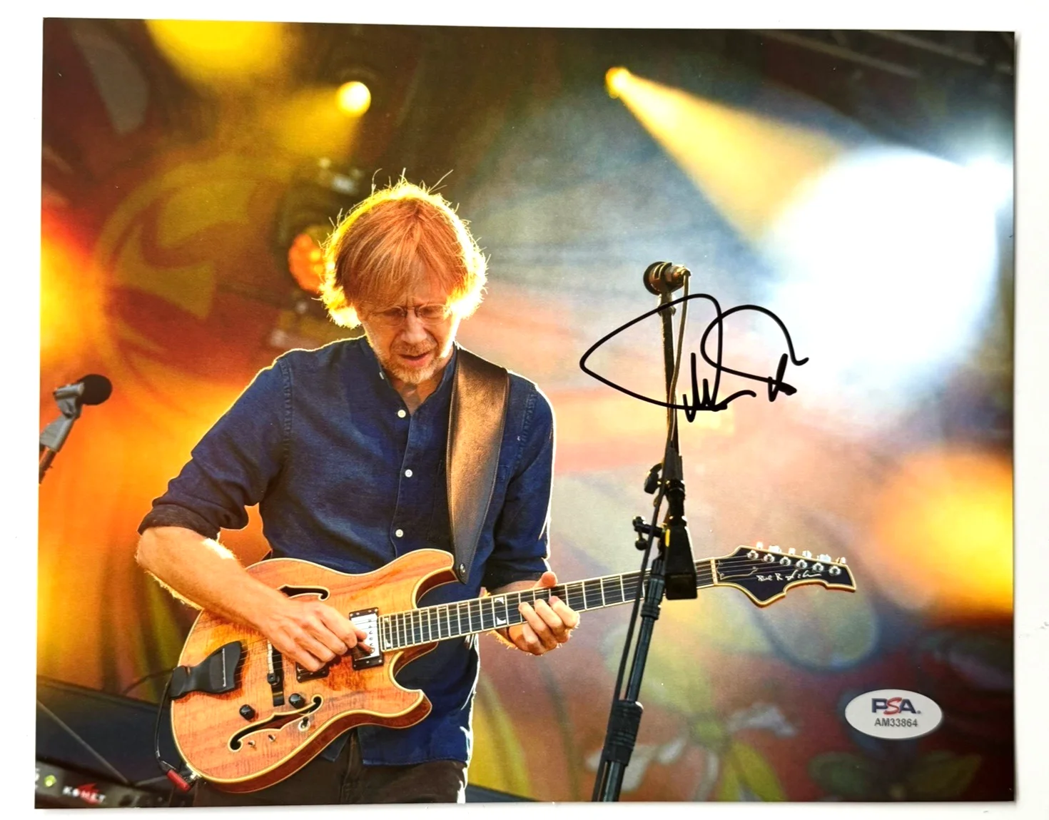 Trey Anastasio Signed 8x10 Photo PSA/DNA COA Phish Autographed Guitar Image, изображение 2
