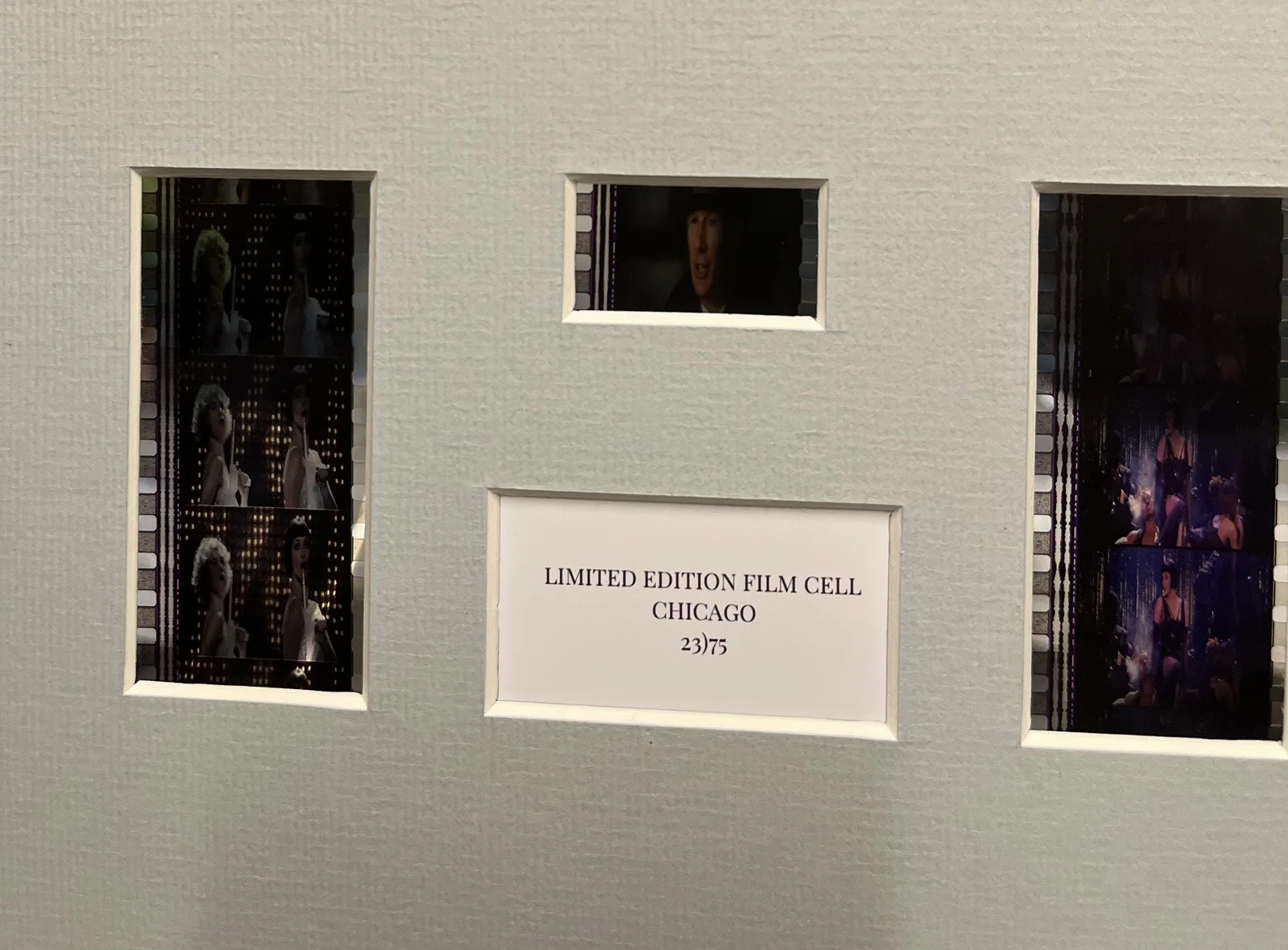CHICAGO . 35mm Film Cell Mounted Display, image 3