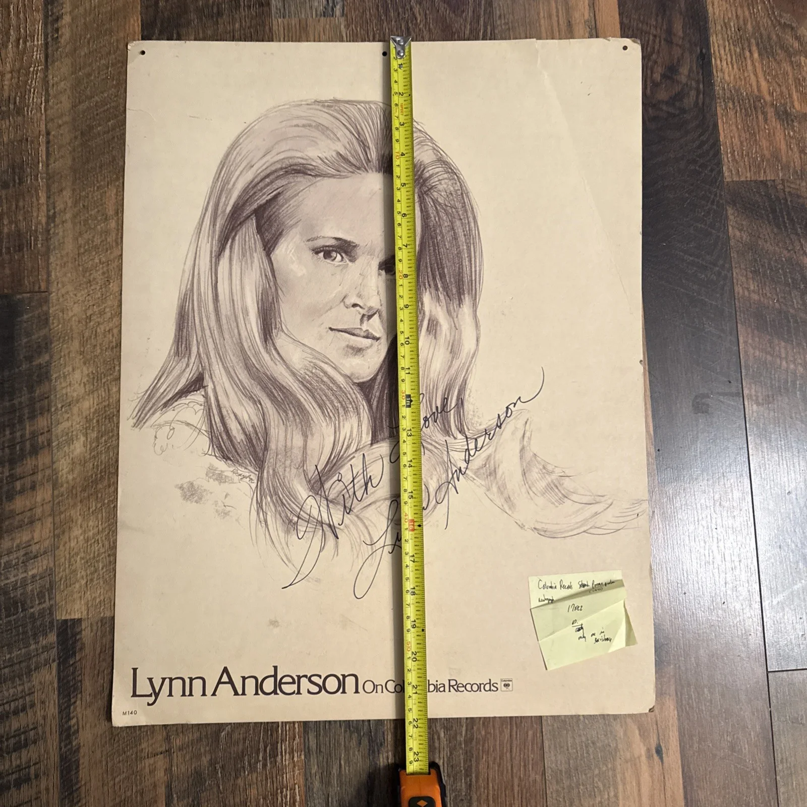 Lynn Anderson Autographed Poster Country Music Singer 22” X 17”, изображение 5