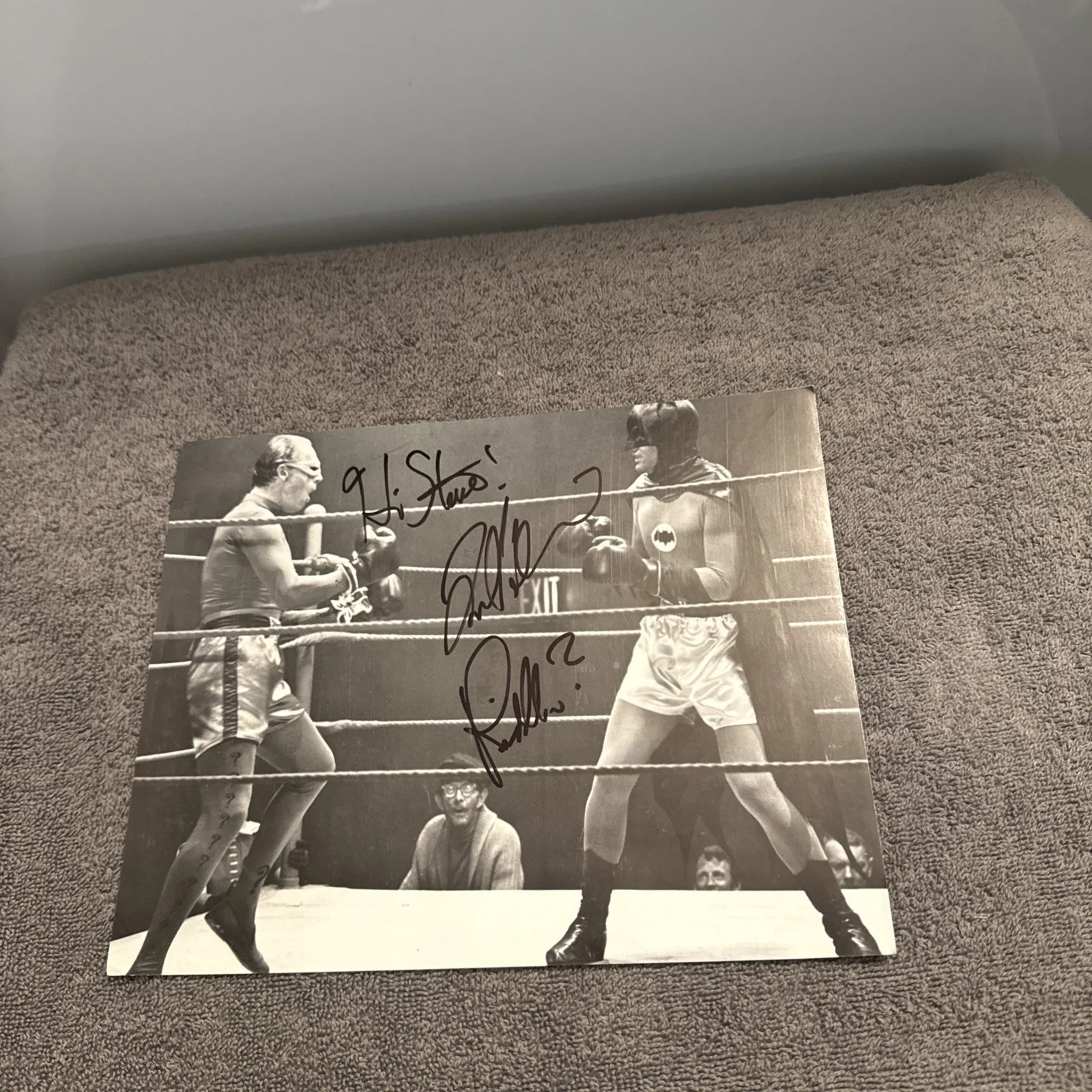 Frank Gorshin — Batman 1966 TV Series Frank Gorshin as The Riddler Signed 8x10 Photo Box30