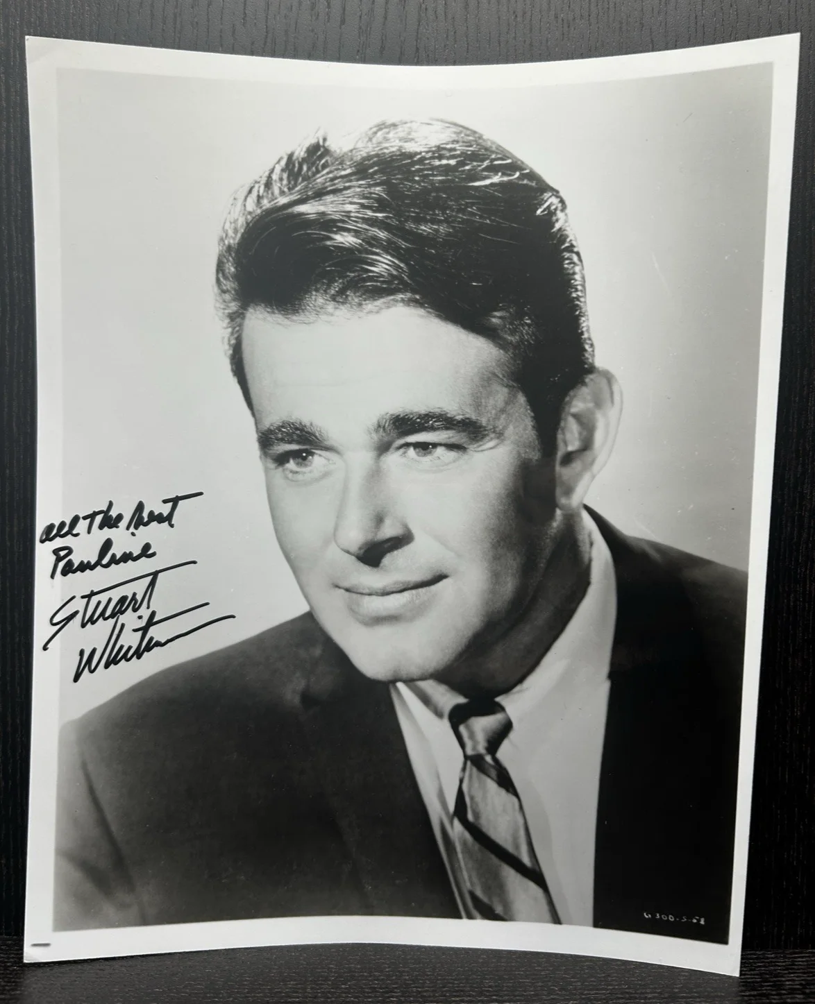 Stuart Whitman — STUART WHITMAN HAND SIGNED 8x10 PHOTO Original Autograph JSA COA The Comancheros