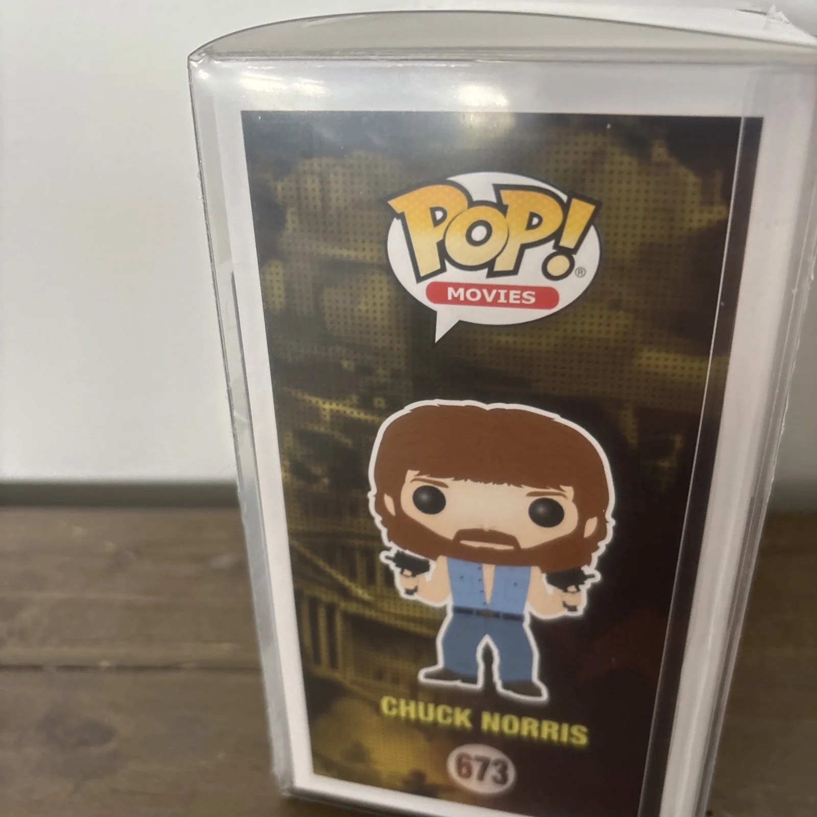 Chuck Norris — Chuck Norris Auto Signed Funko Pop! JSA *Read Subtitle*, image 2