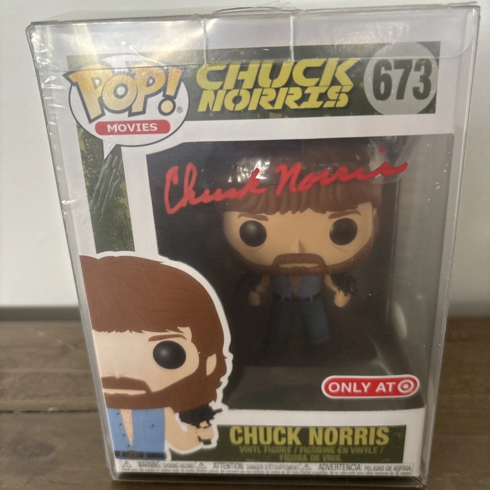 Chuck Norris — Chuck Norris Auto Signed Funko Pop! JSA *Read Subtitle*, image 5