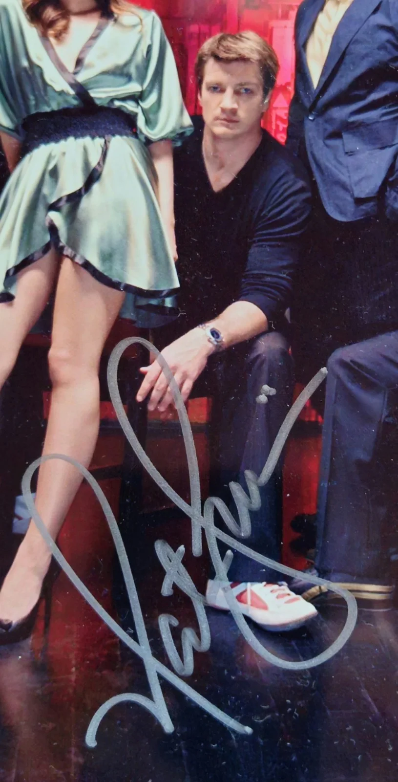 Nathan Fillion, Alan Tudyk, Adam Baldwin — Firefly Serenity Full Cast Photo Signed Nathan Fillion, Alan Tudyk, Adam Baldwin, image 2