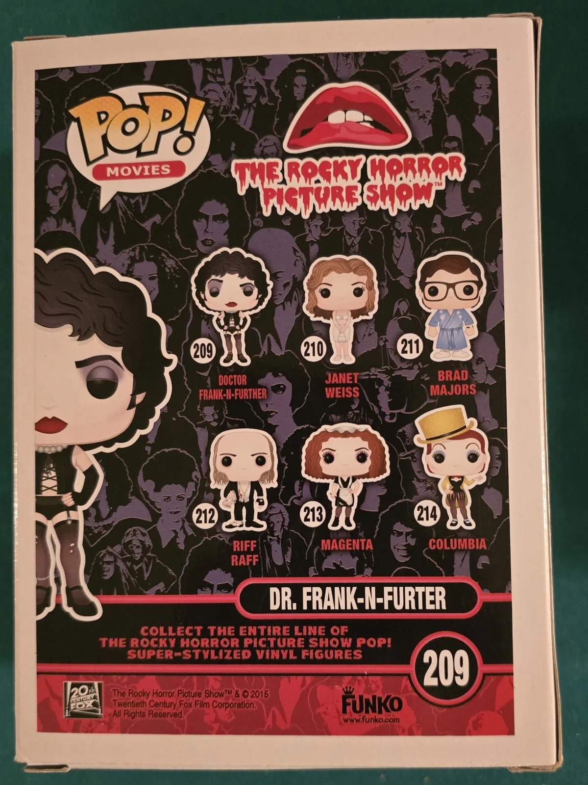 Tim Curry — Tim Curry Signed Funko Pop Rocky Horror Picture Show Beckett Witnessed, изображение 3
