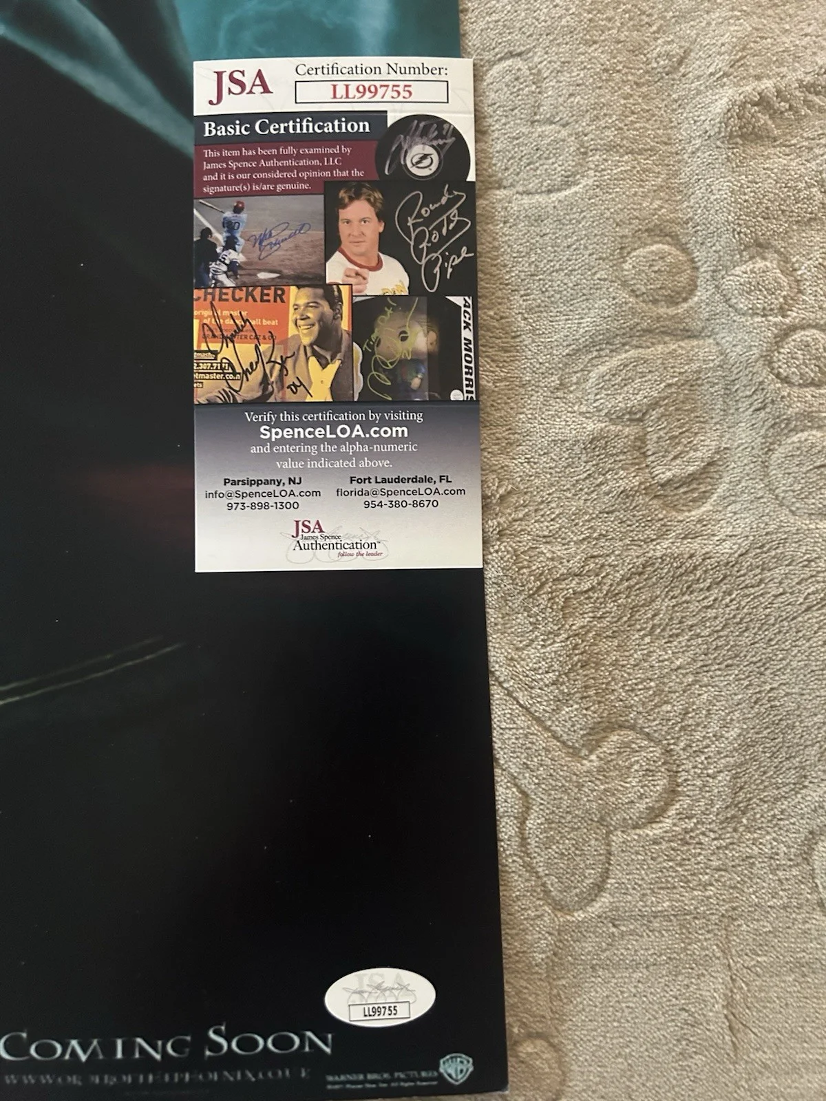 Daniel Radcliffe — Daniel Radcliffe Signed “Harry Potter/ Order Of The Phoenix” 12x18 Poster JSA, изображение 2
